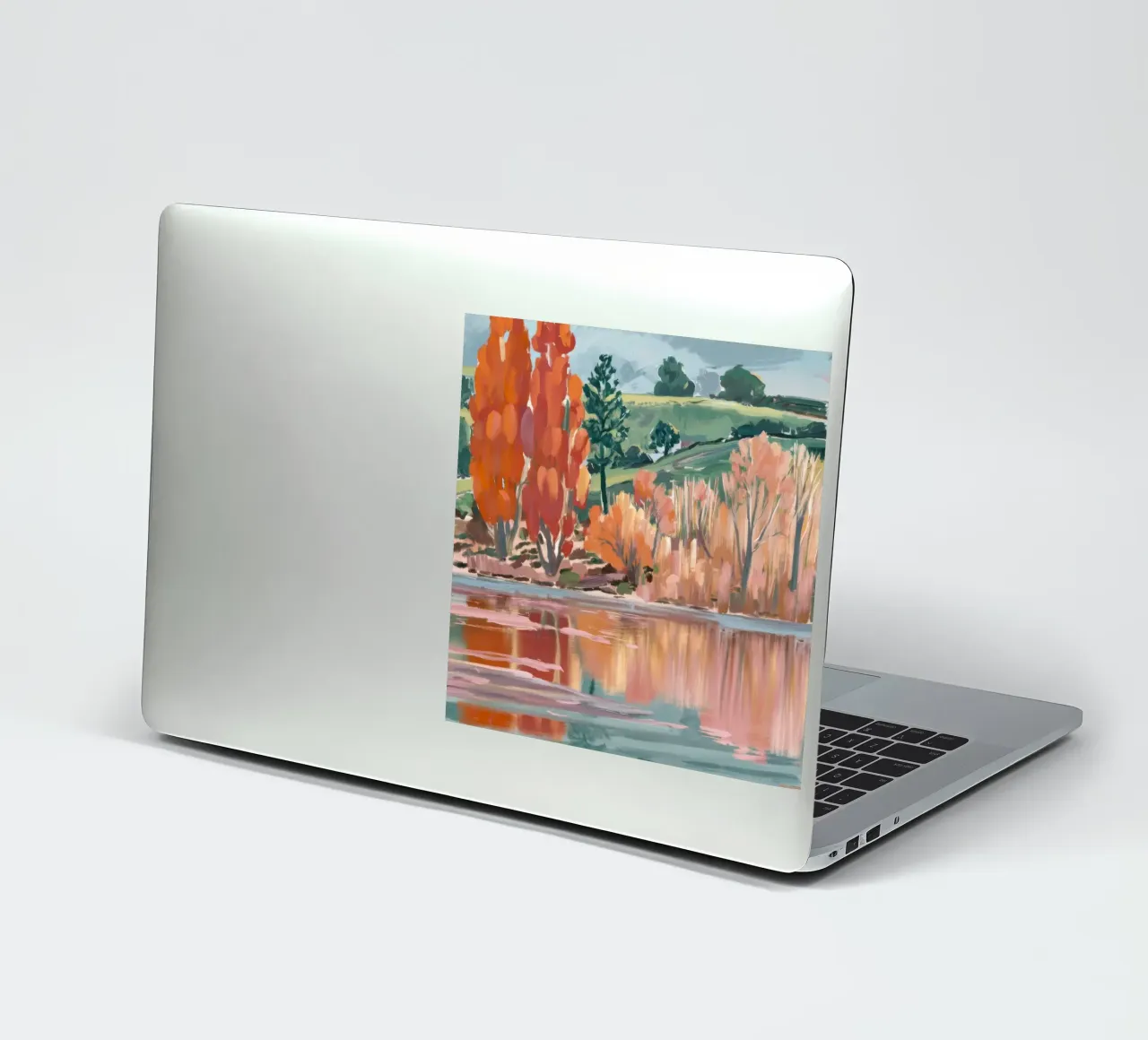 Golden Pond Whispers Sticker von Solestice Strokes