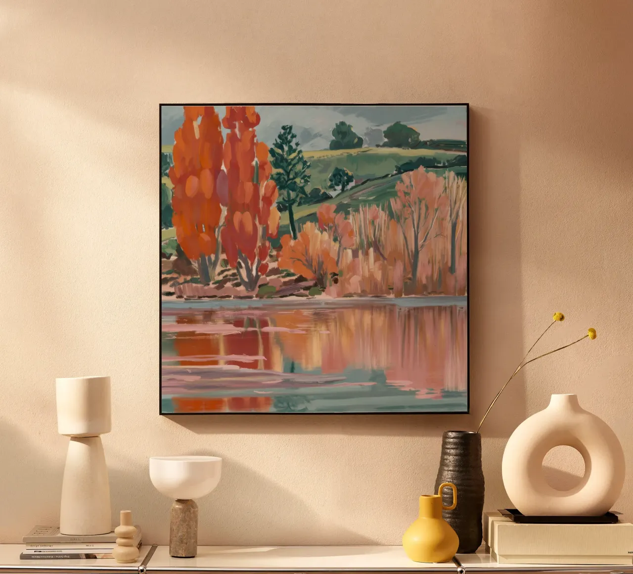 I sussurri del Golden Pond plexiglass da Solestice Strokes