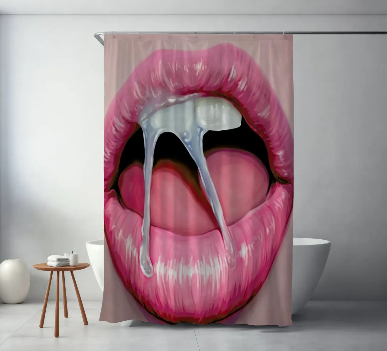 Tiniko's shower curtain by Musya