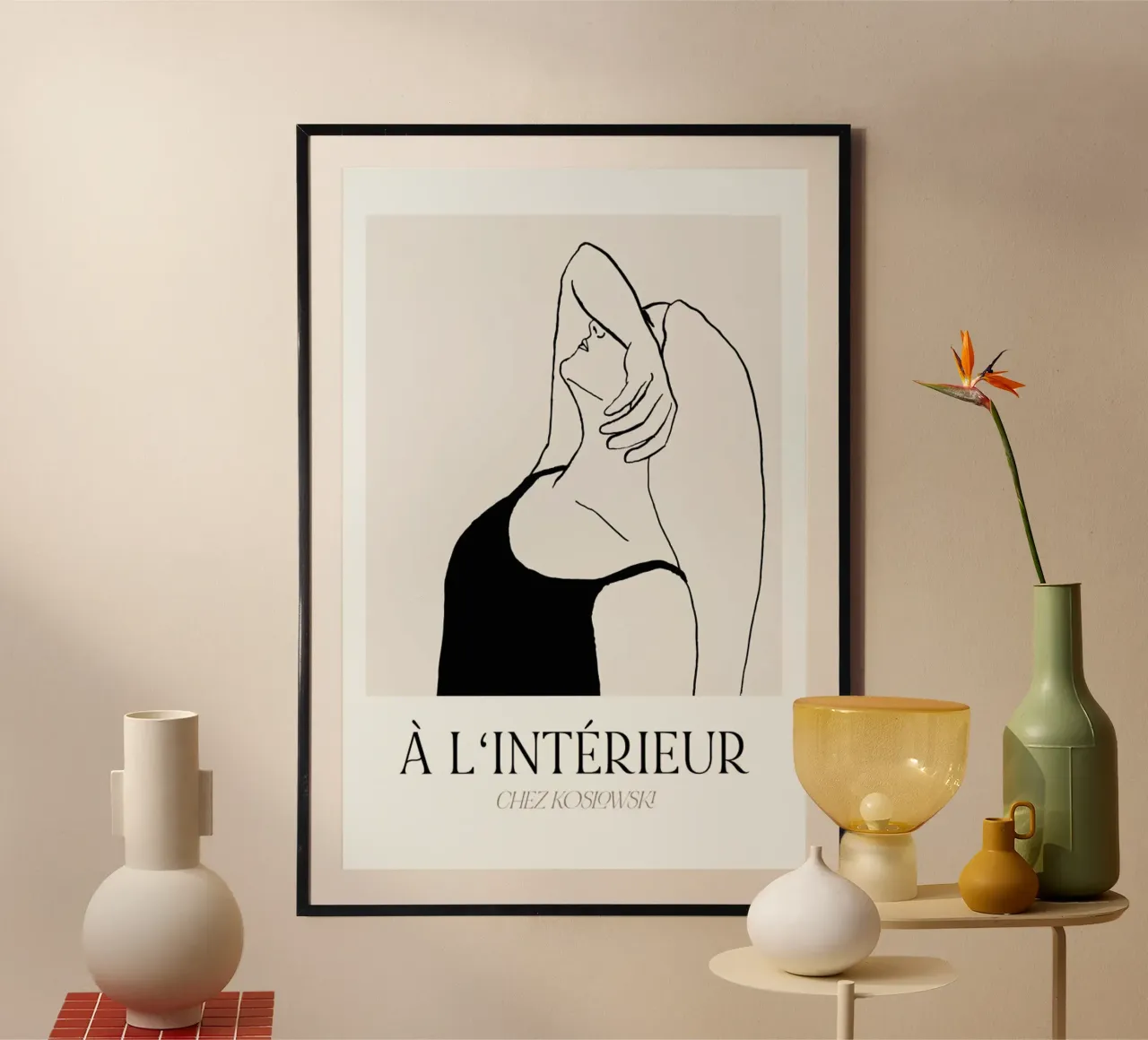 Inside No. 3 poster con telaio in plastica da typealive