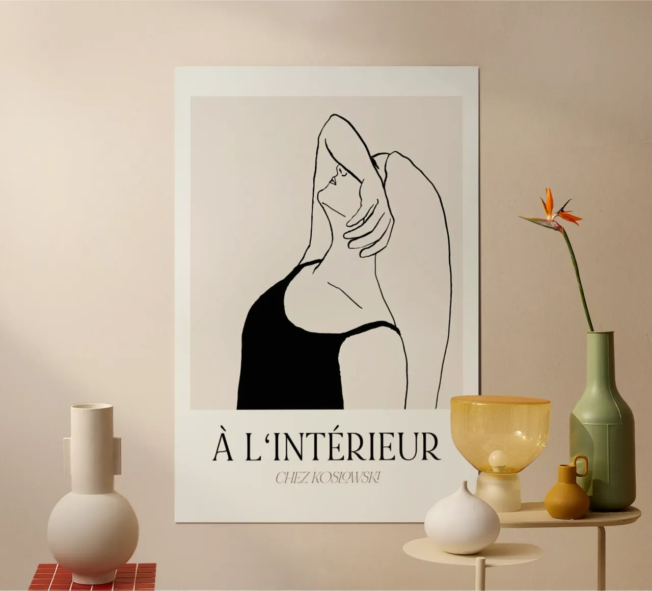 Inside No. 3 poster con telaio in plastica da typealive