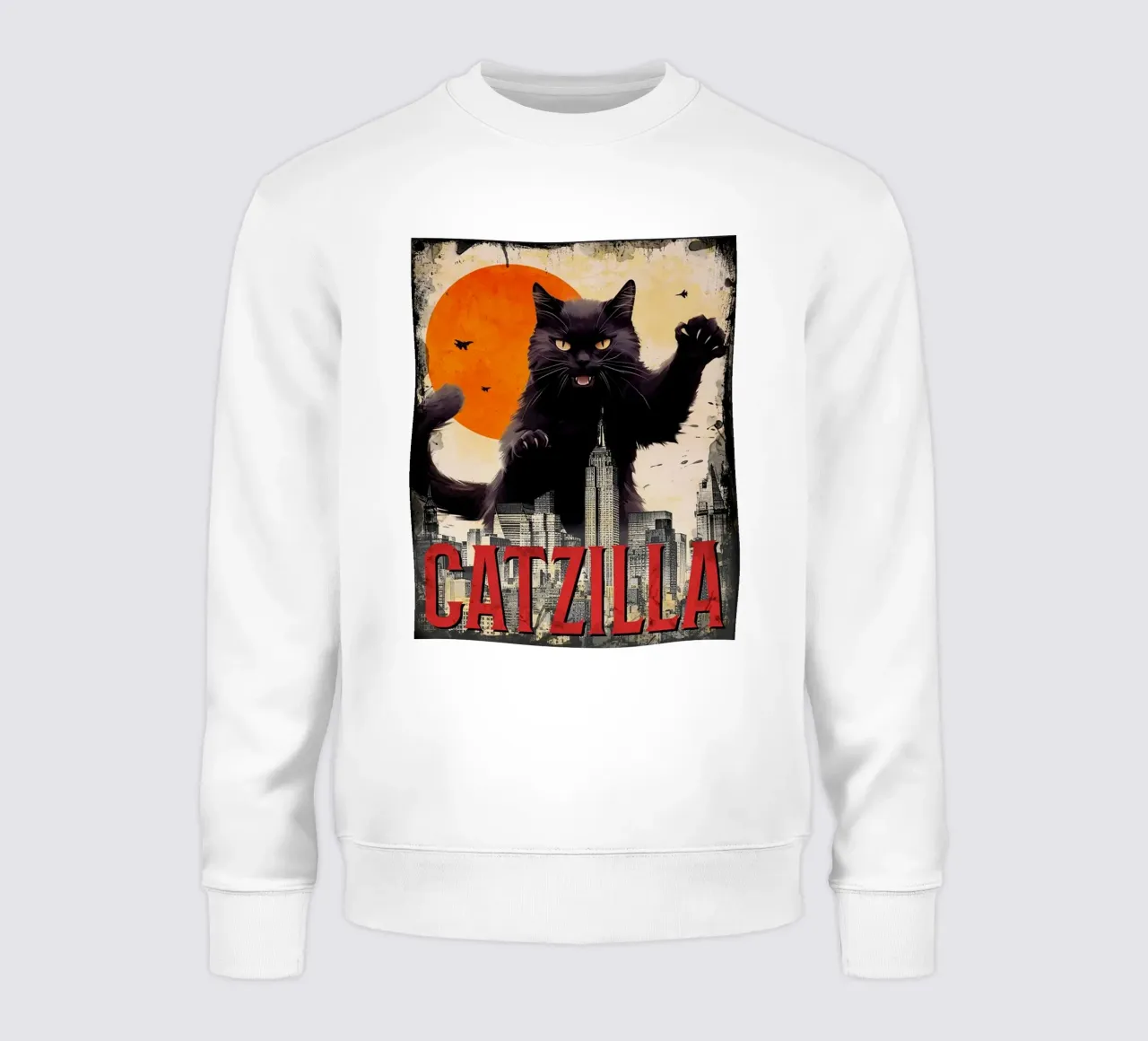 Il Catzilla felpa da Betty Shops