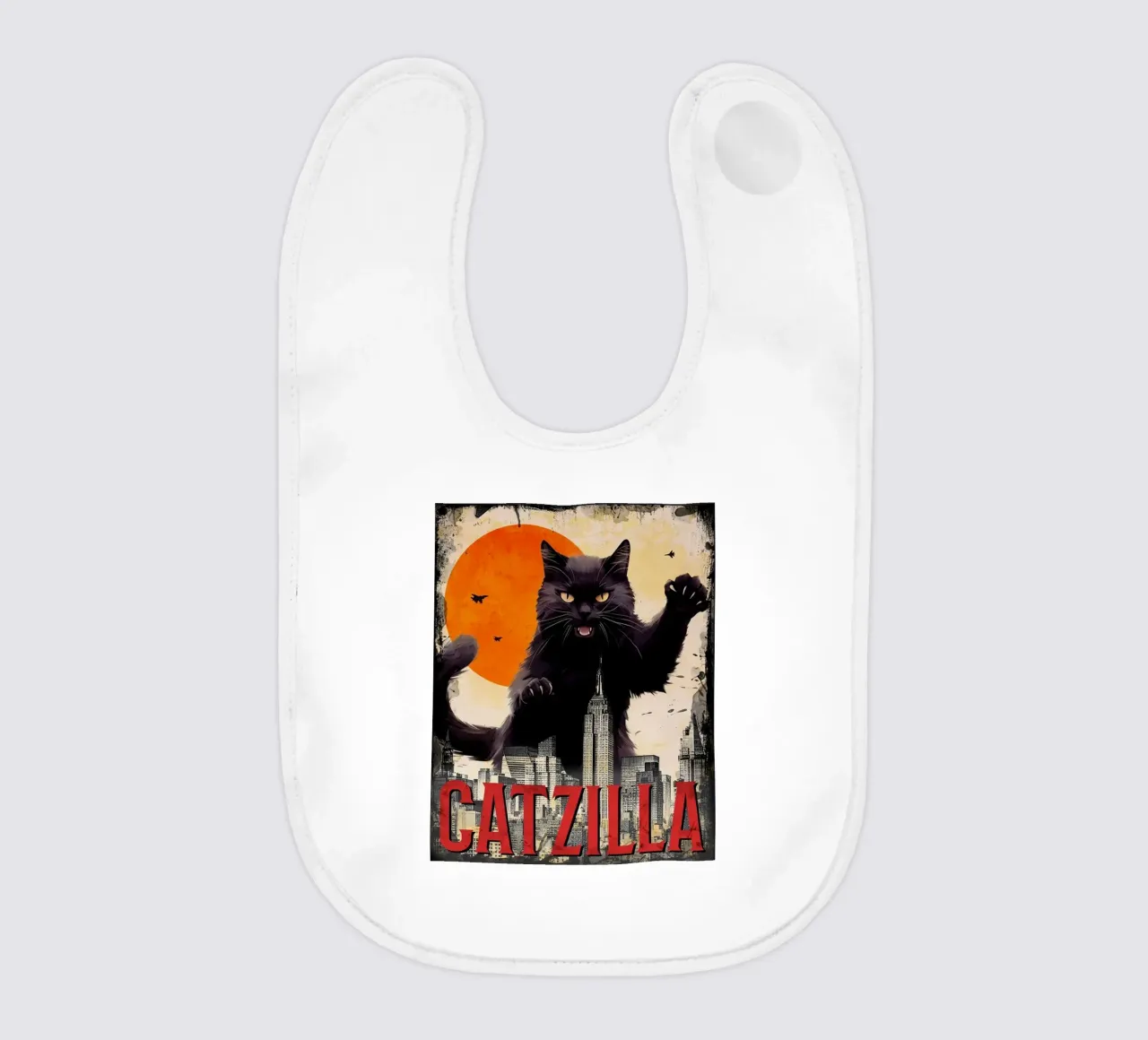 Il Catzilla bavaglino da Betty Shops
