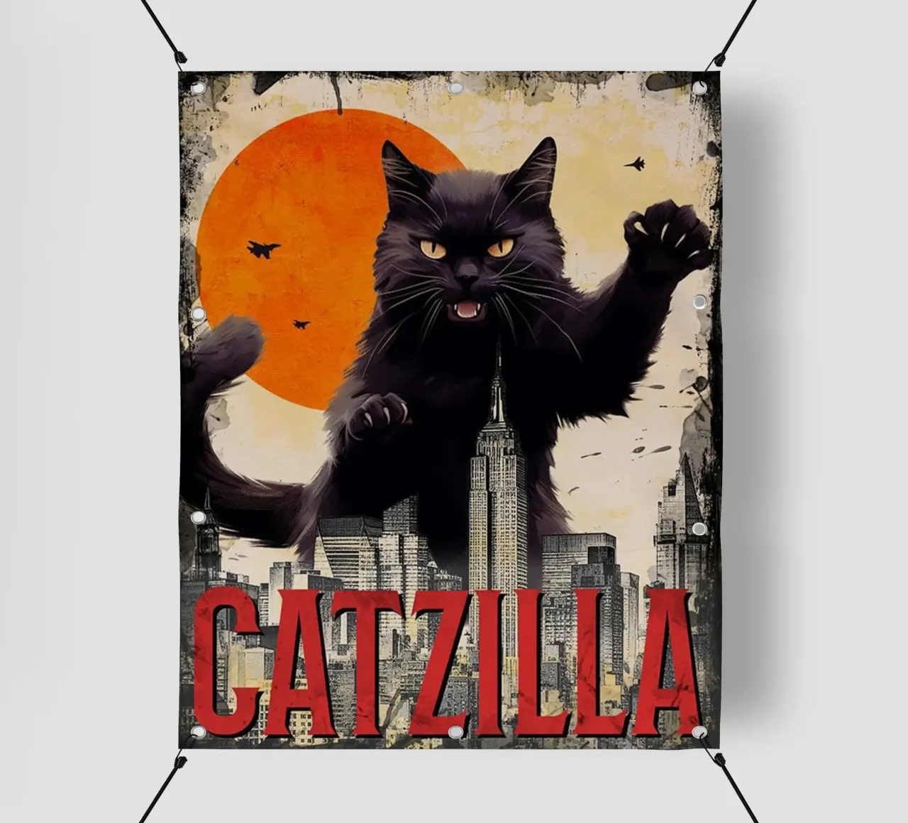 Il Catzilla telo in pvc da Betty Shops