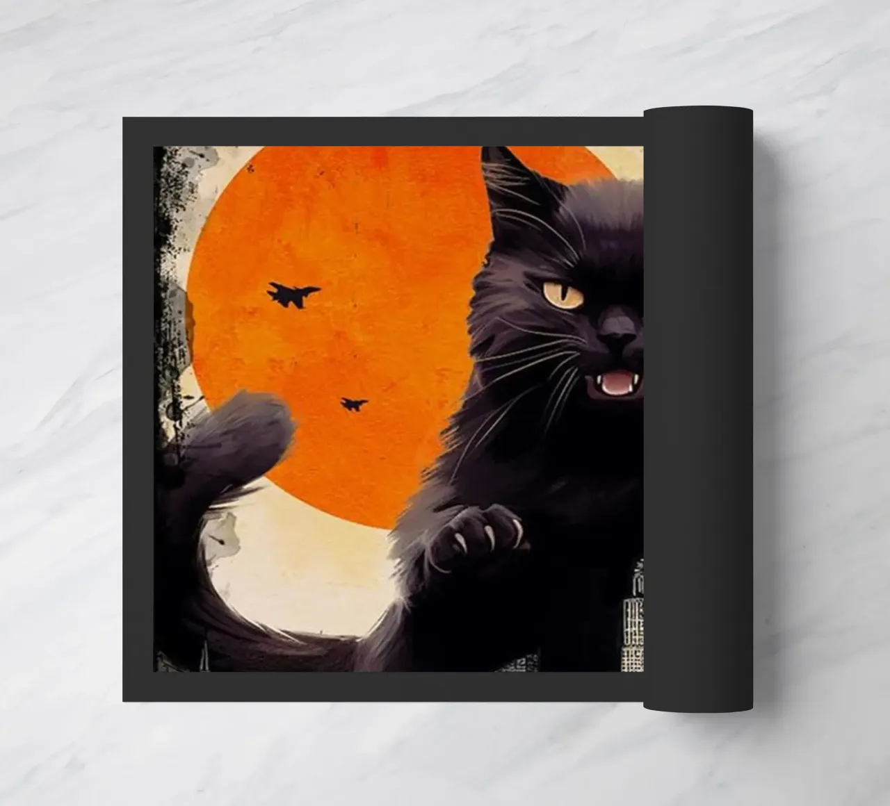 The Catzilla doormat by Betty Shops