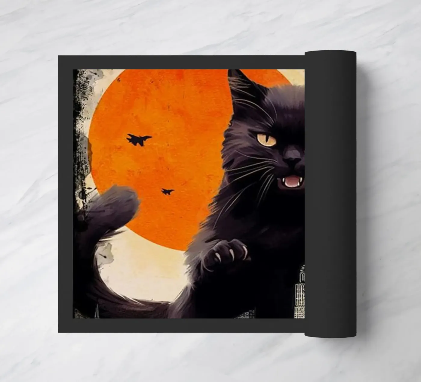 The Catzilla doormat by Betty Shops