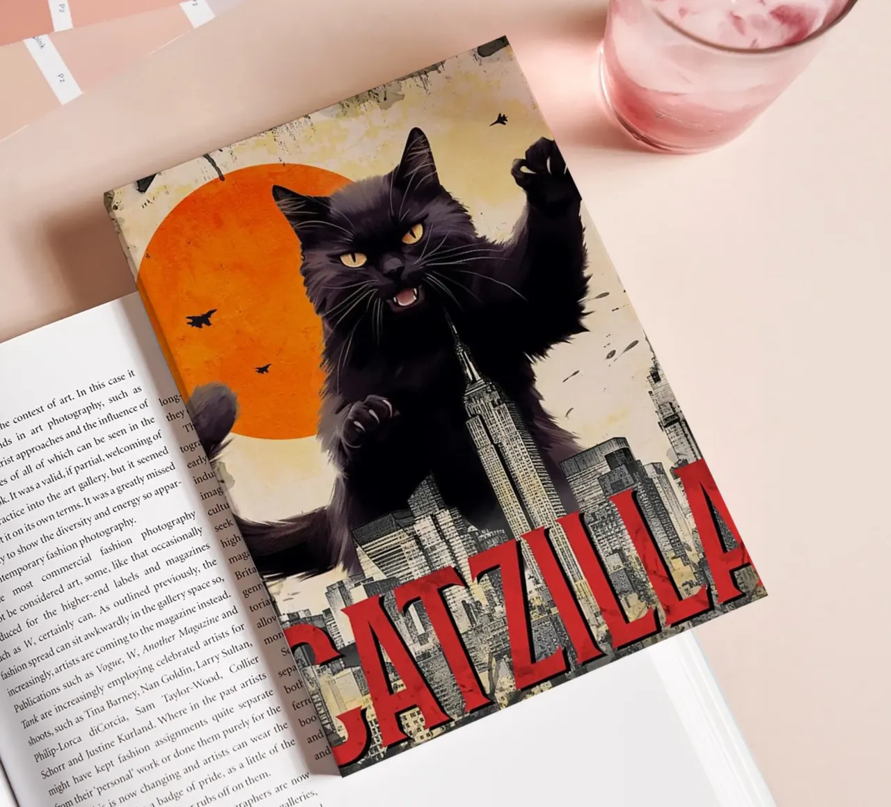 The Catzilla notebook by Betty Shops