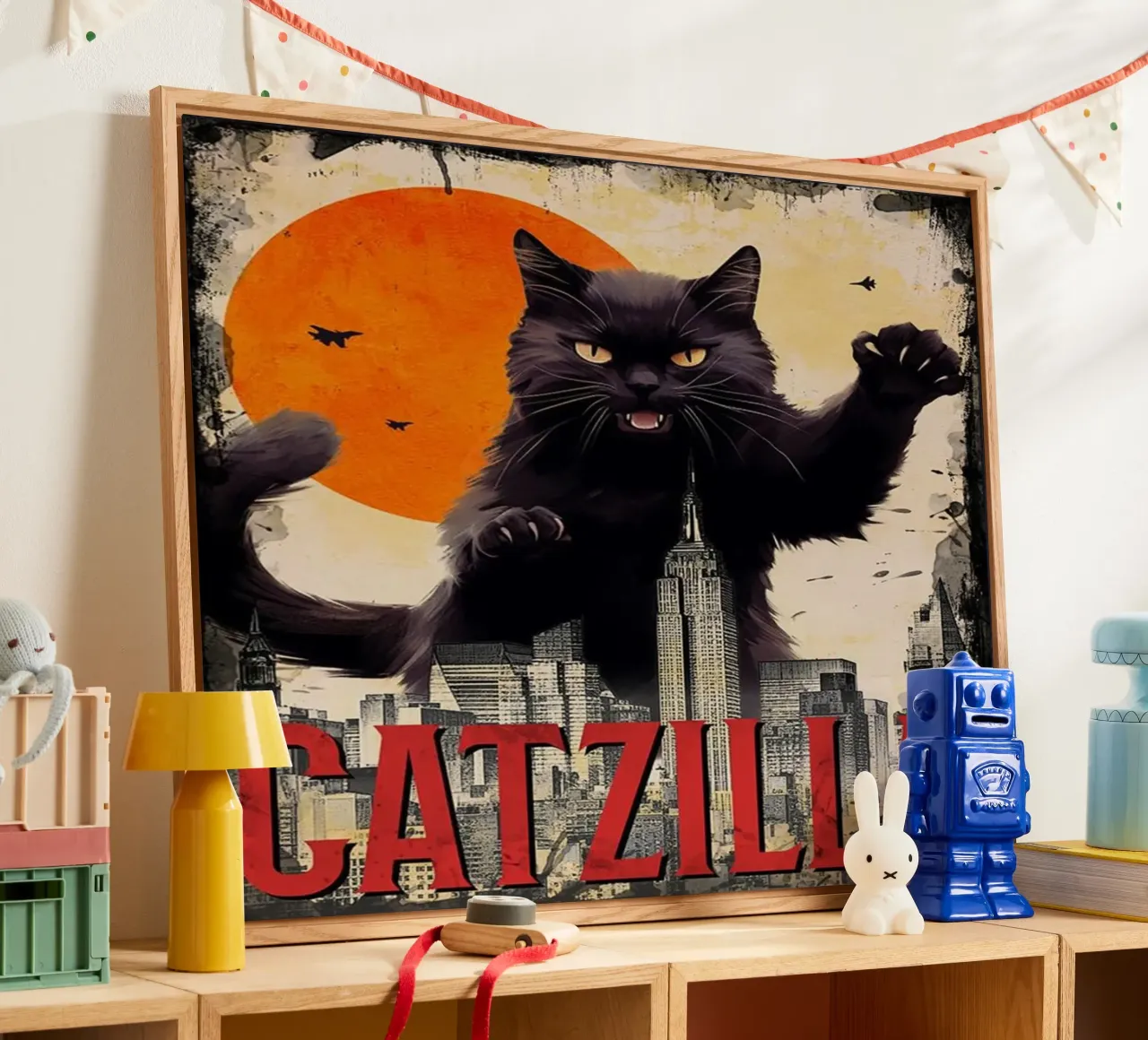 Le Catzilla plexiglas de Betty Shops