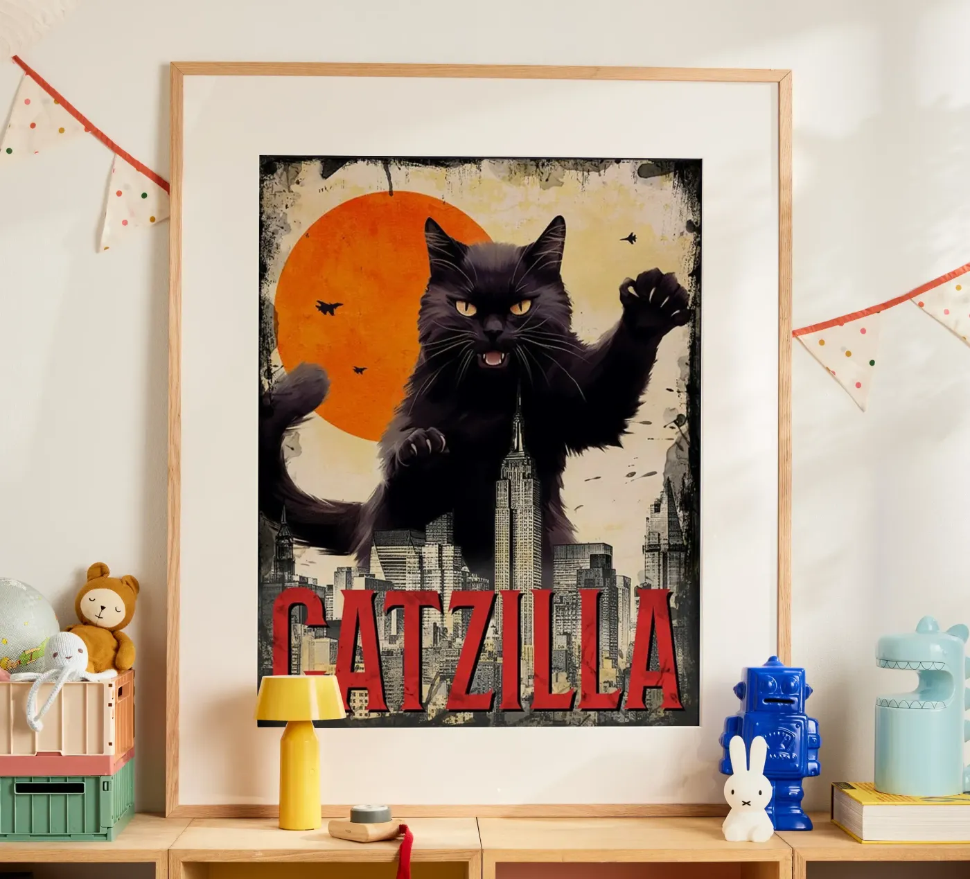 Il Catzilla poster da Betty Shops