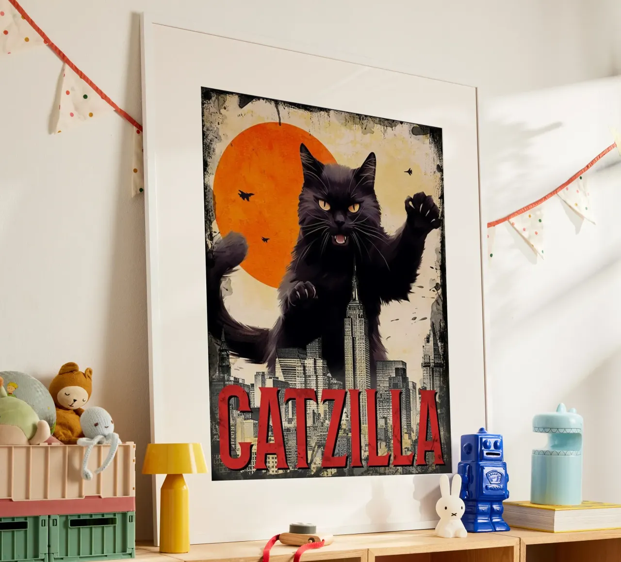 Il Catzilla carta hahnemühle da Betty Shops