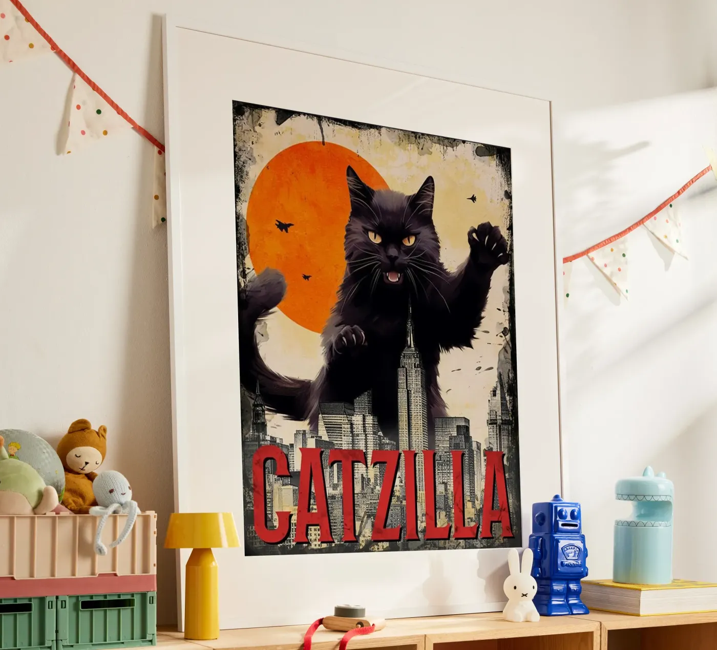 Il Catzilla poster da Betty Shops