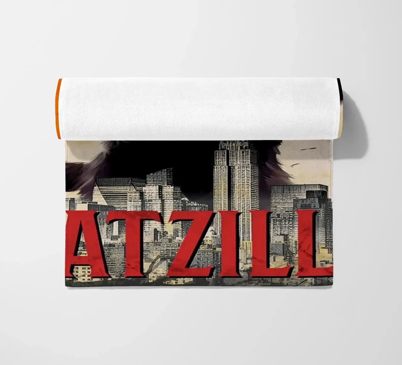 Il Catzilla telo mare da Betty Shops