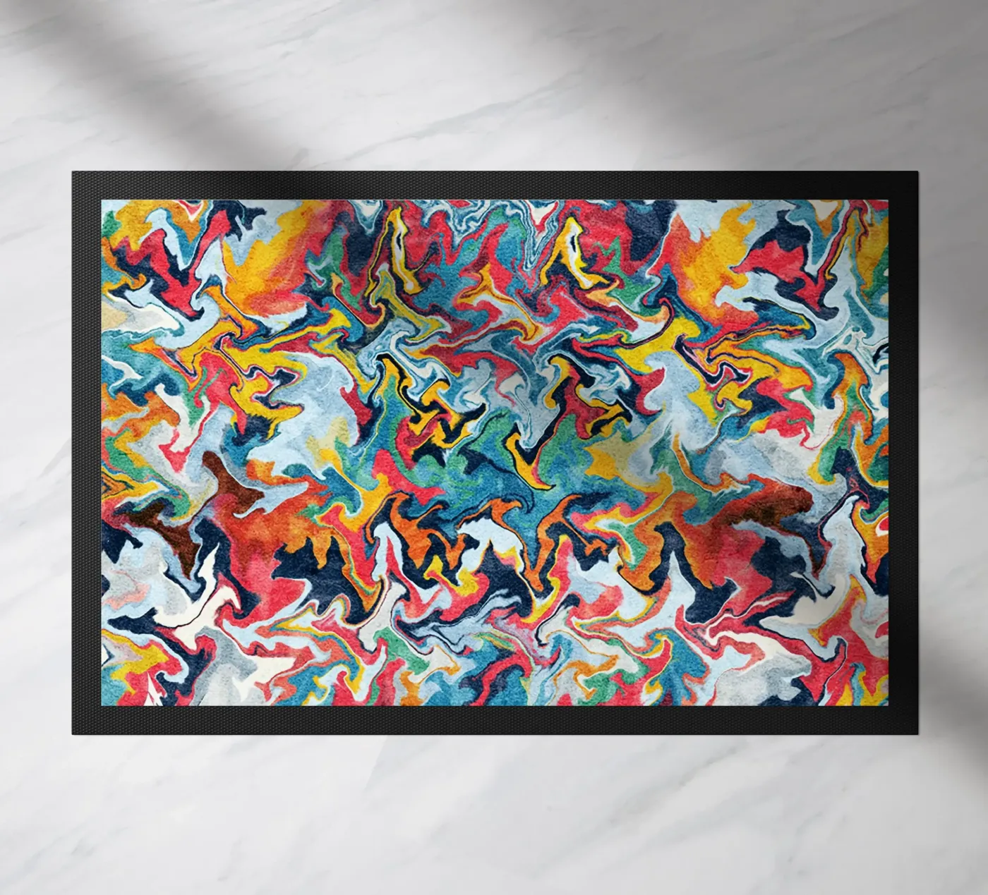 De golf deurmat van Abstract Joy