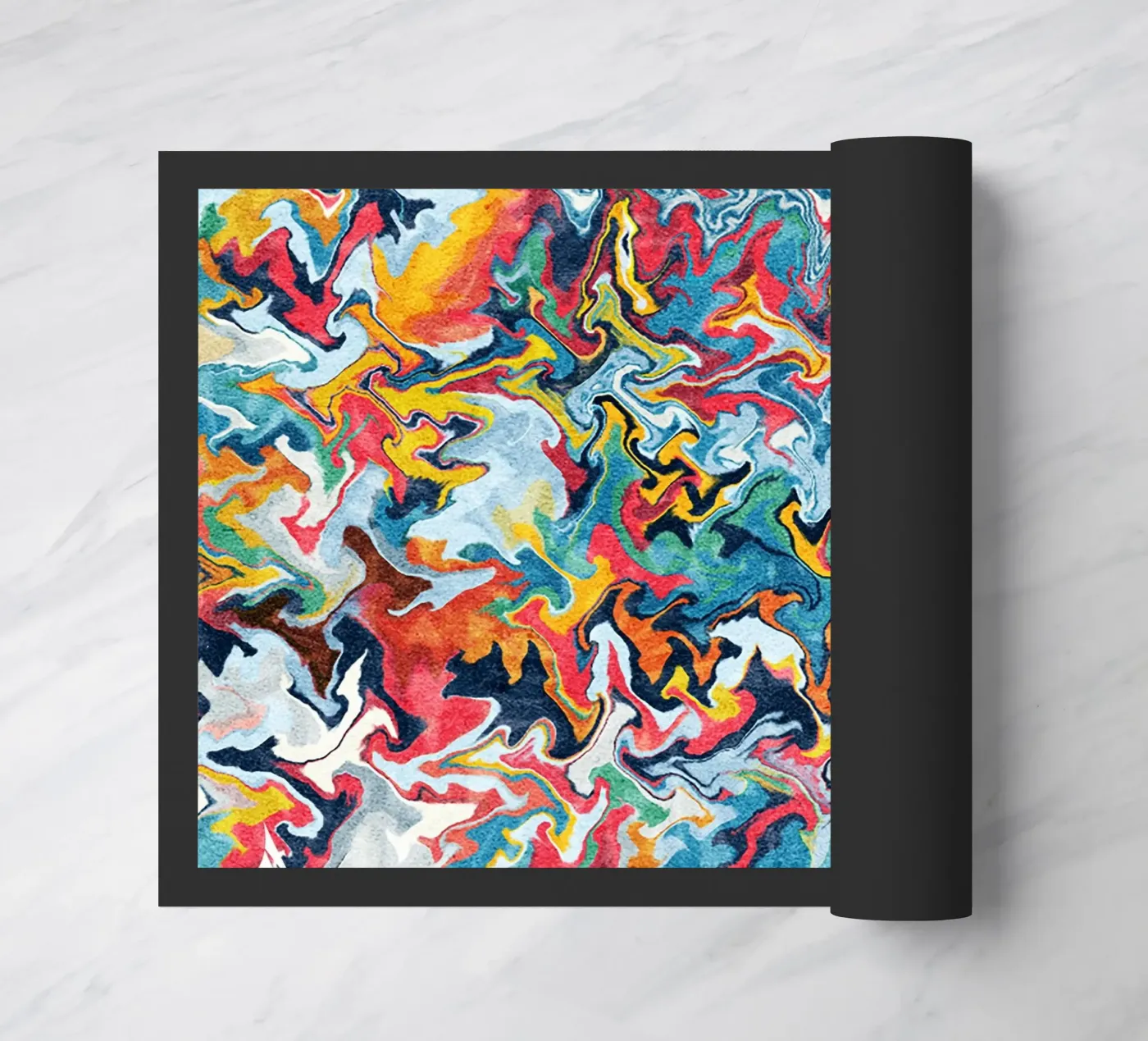 De golf deurmat van Abstract Joy