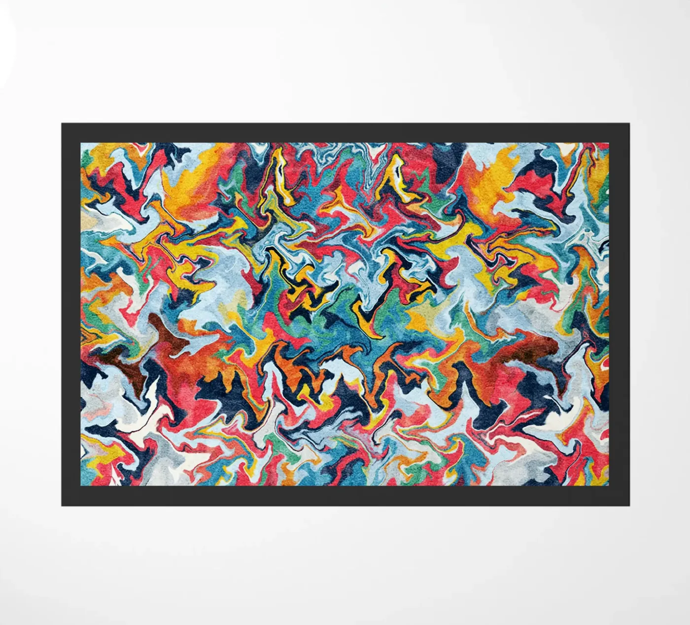 De golf deurmat van Abstract Joy