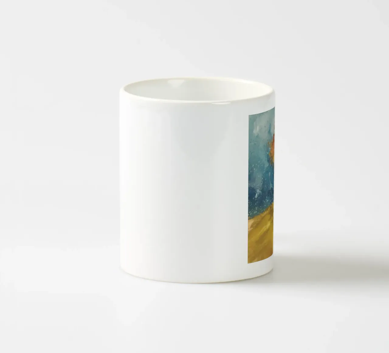 Soli nel fulgore tazza in ceramica da Solestice Strokes