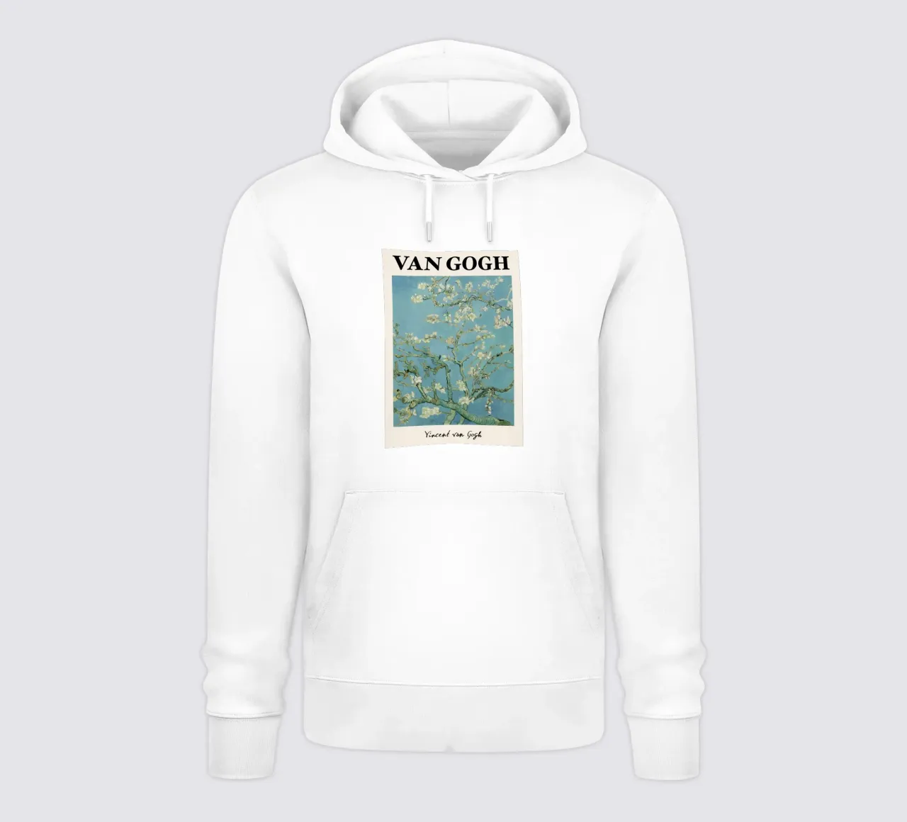 Van Gogh Mandorli in fiore - Floreale di primavera post-impressionista felpa con cappuccio da NorwesClub