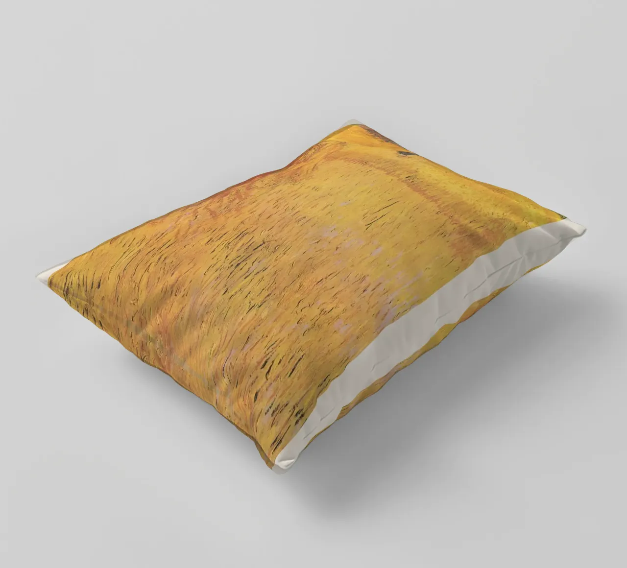 Van Gogh Wheat Fields with Arles - Post-Impressionist Landsc decorative cushion by NorwesClub