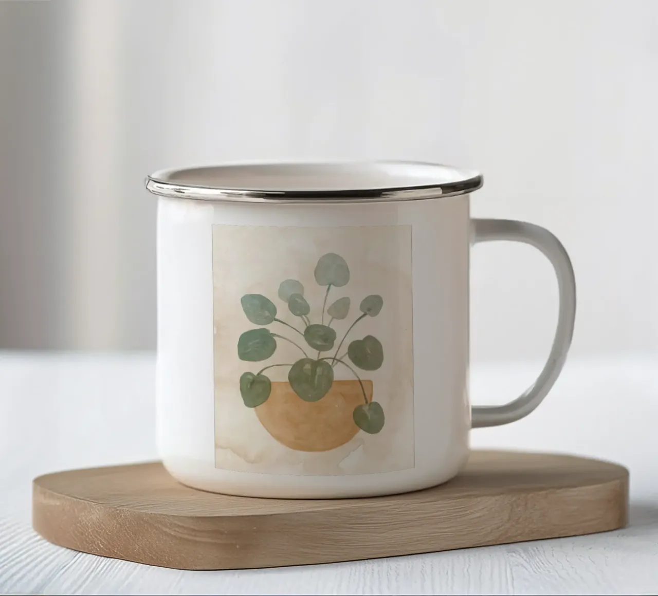 Le piante nº 2 tazza in smalto da NouveauPrints