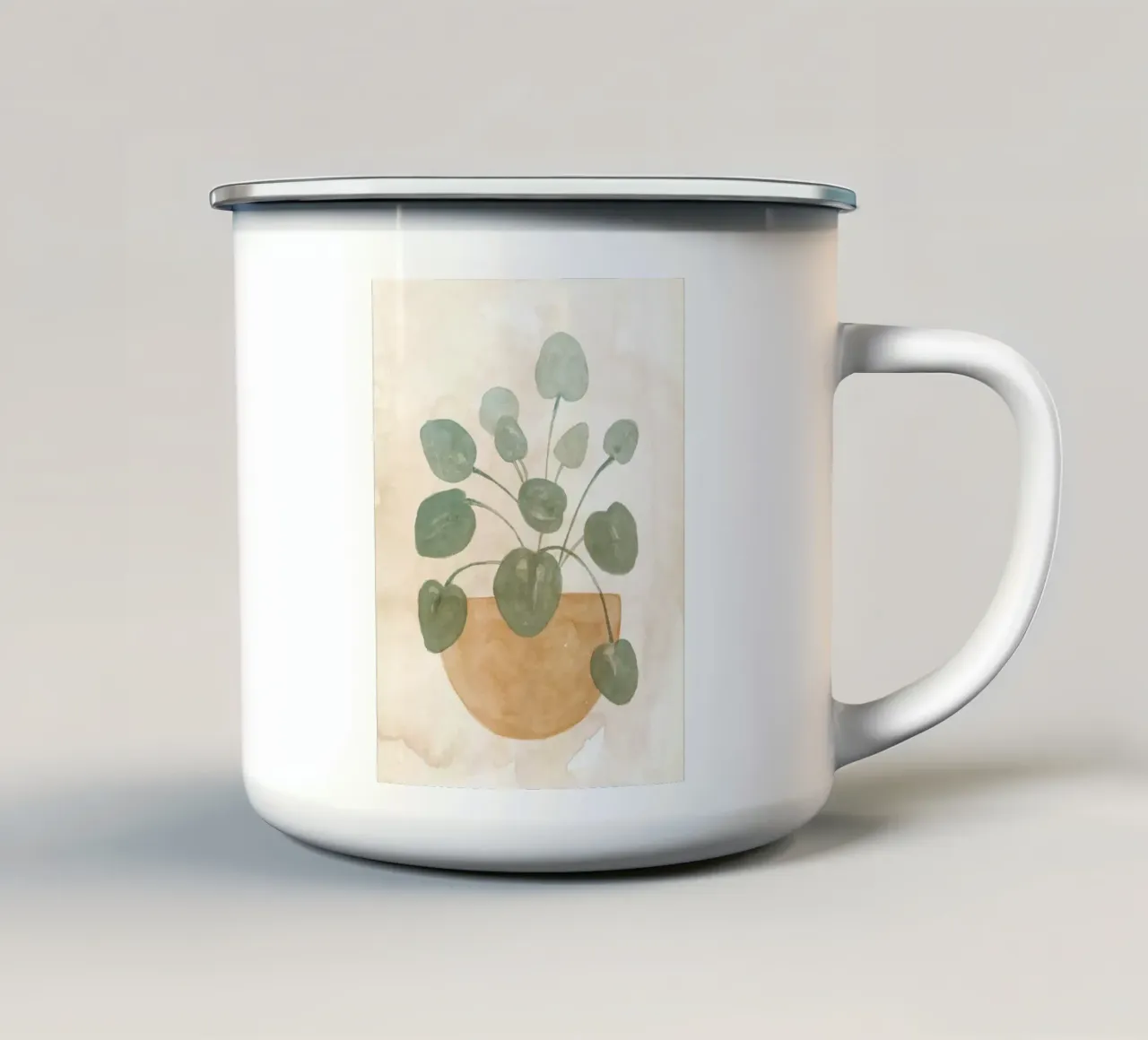 Le piante nº 2 tazza in smalto da NouveauPrints