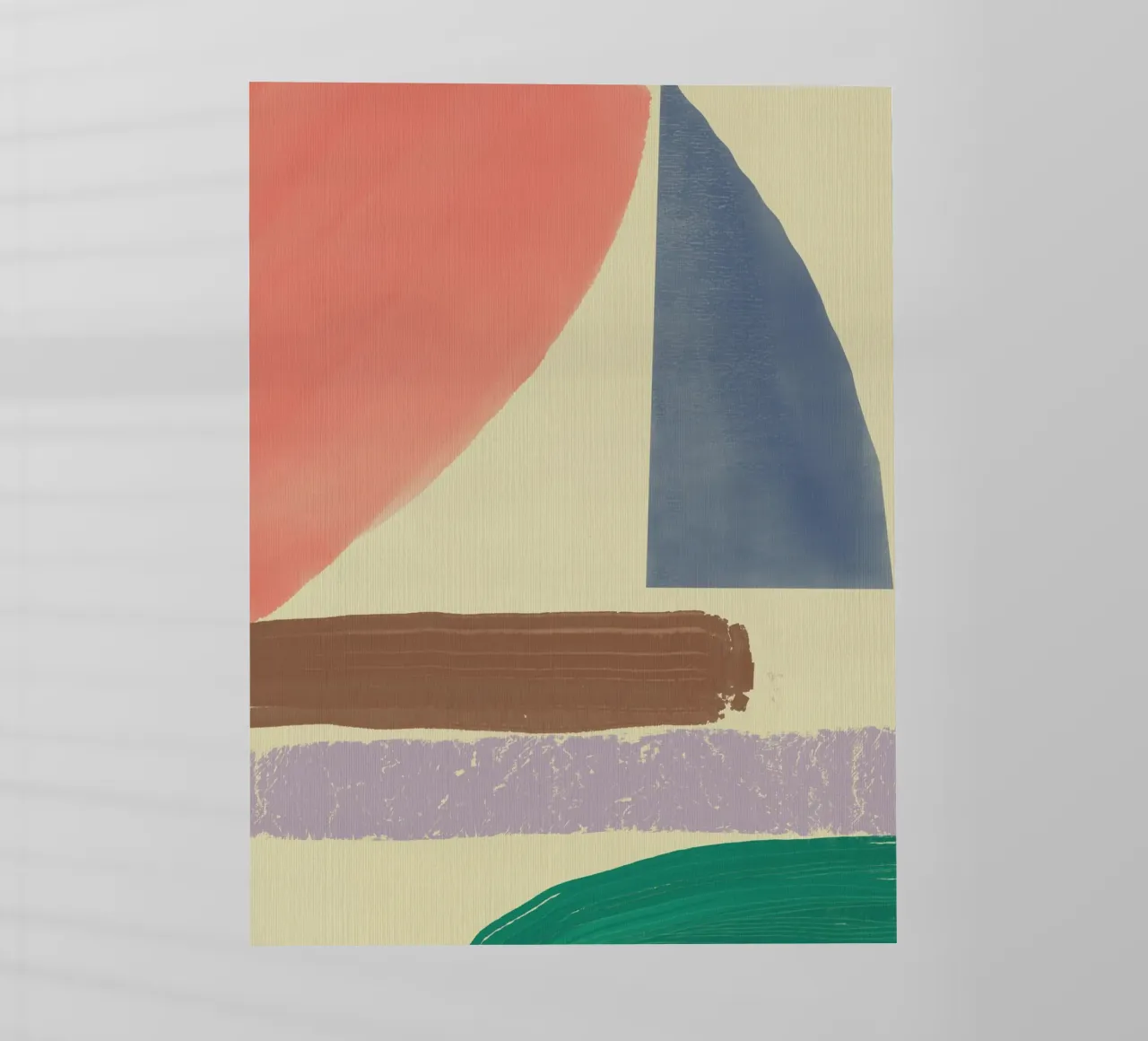 Pittura a olio geometrica pellicola backlit da Little Dean
