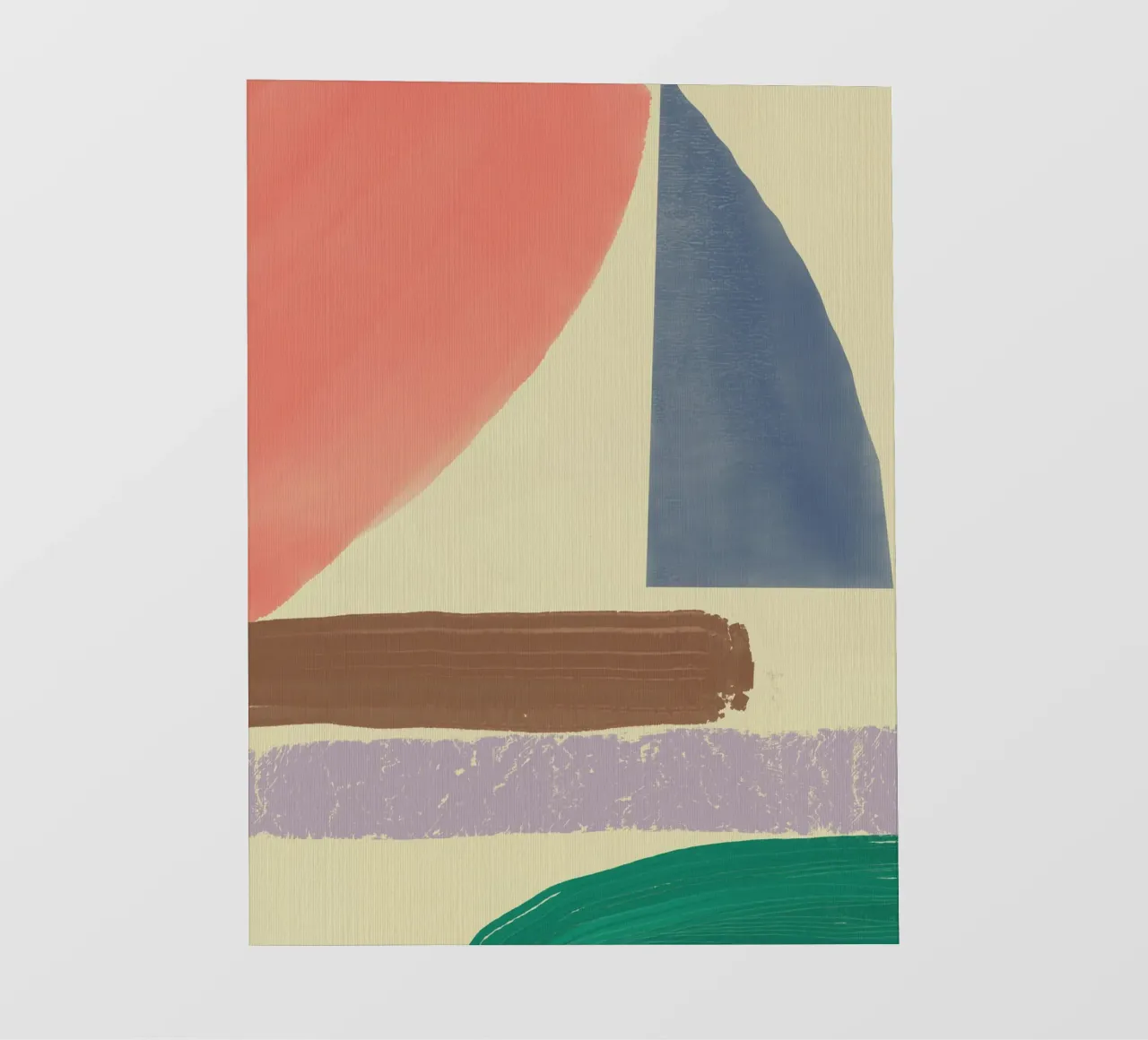 Pittura a olio geometrica telo in pvc da Little Dean