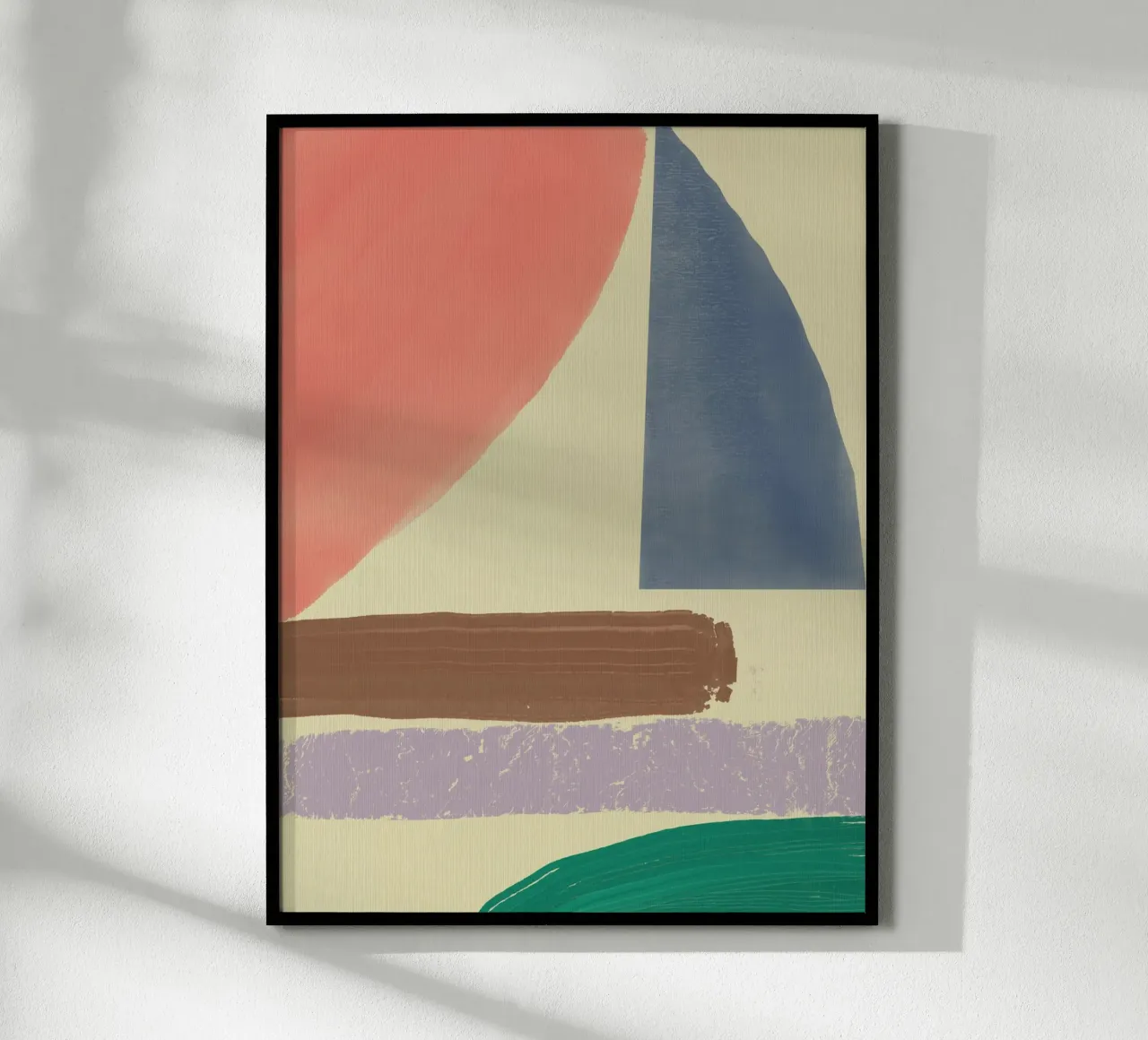 Pittura a olio geometrica carta hahnemühle da Little Dean