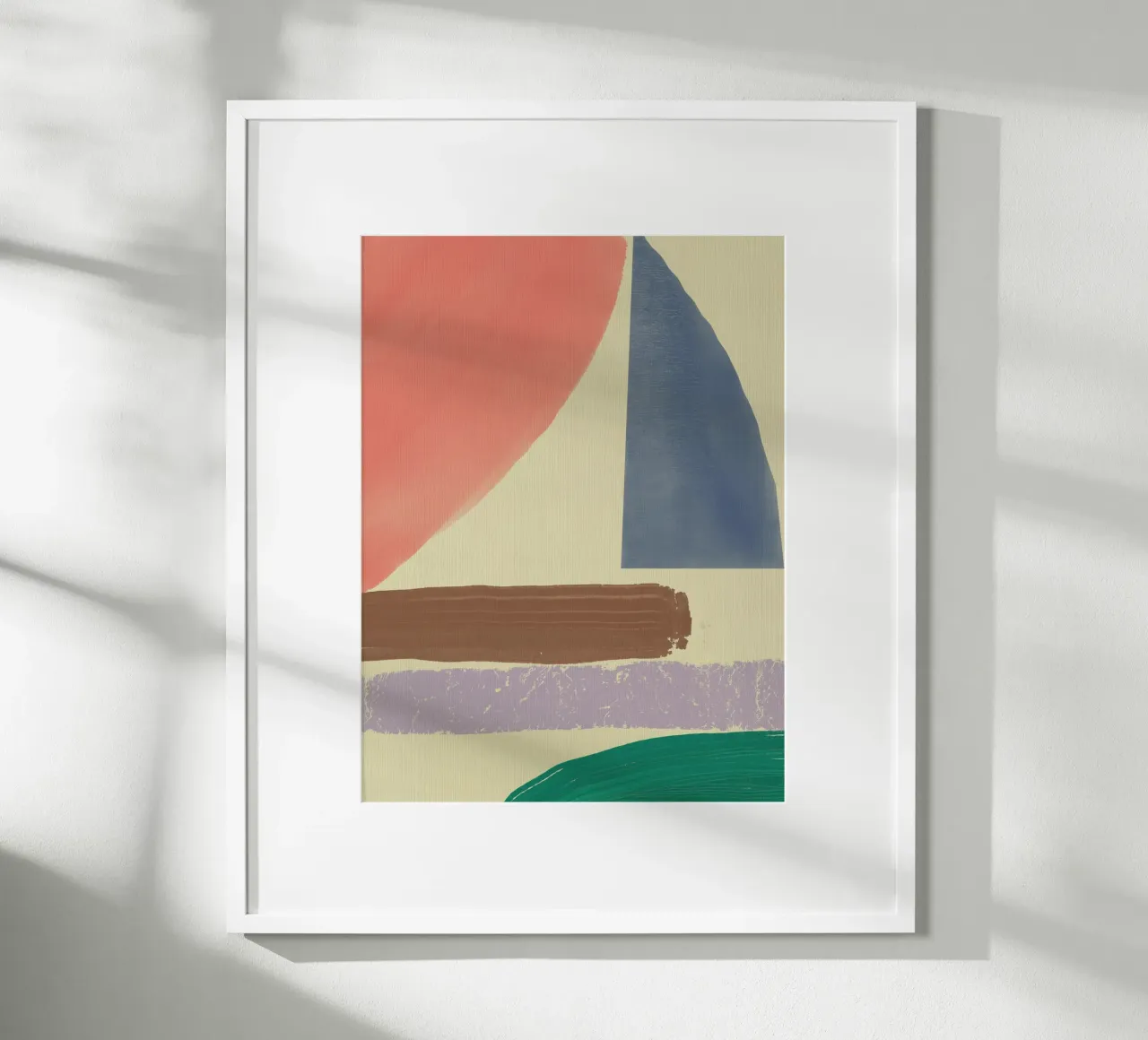 Pittura a olio geometrica carta hahnemühle da Little Dean