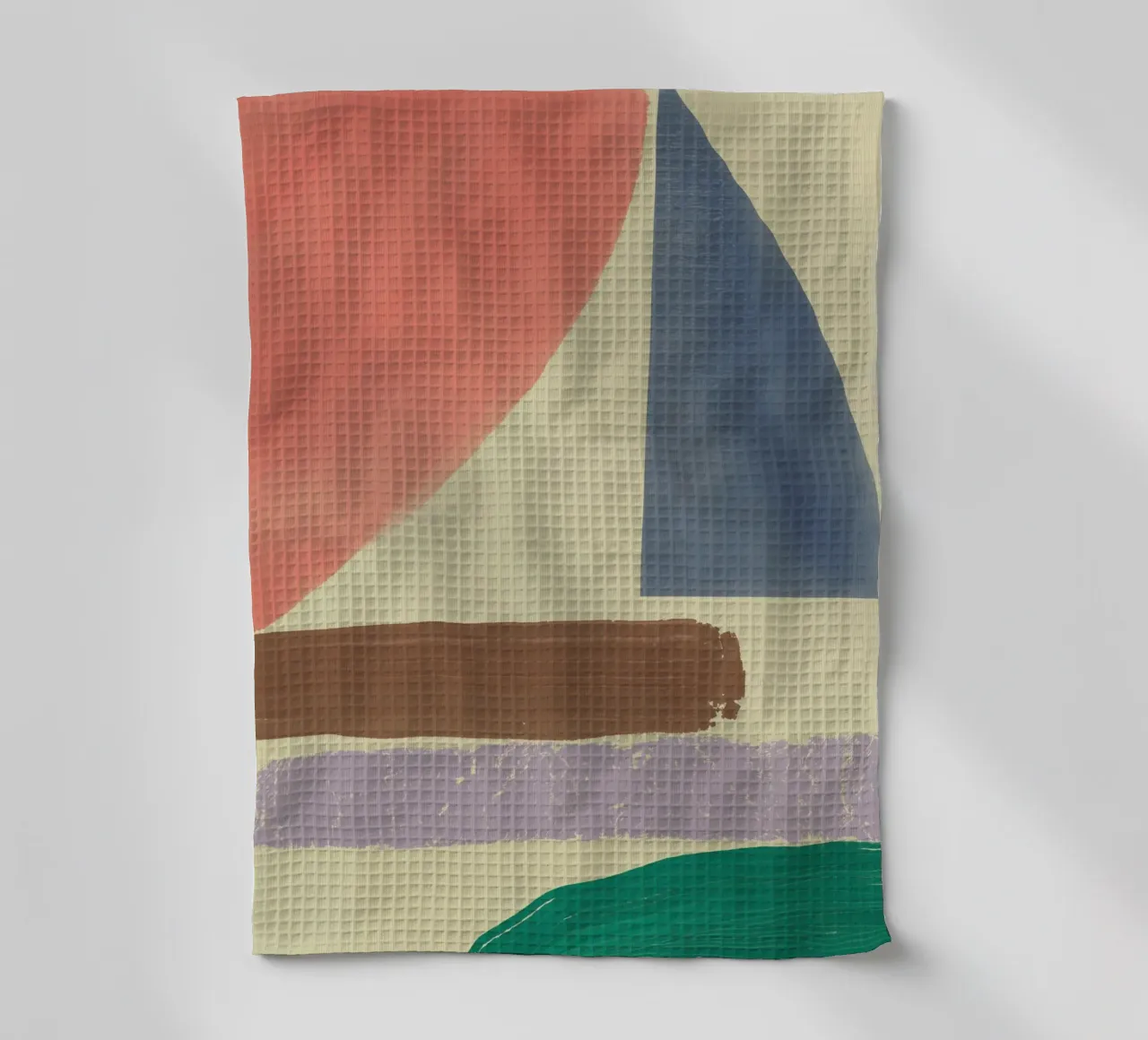 Pittura a olio geometrica canovaccio da cucina da Little Dean