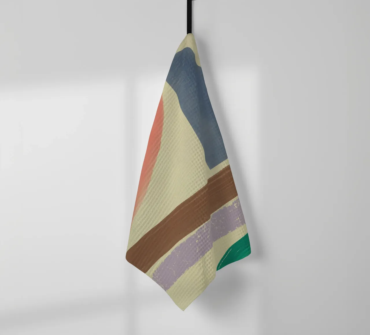 Pittura a olio geometrica canovaccio da cucina da Little Dean