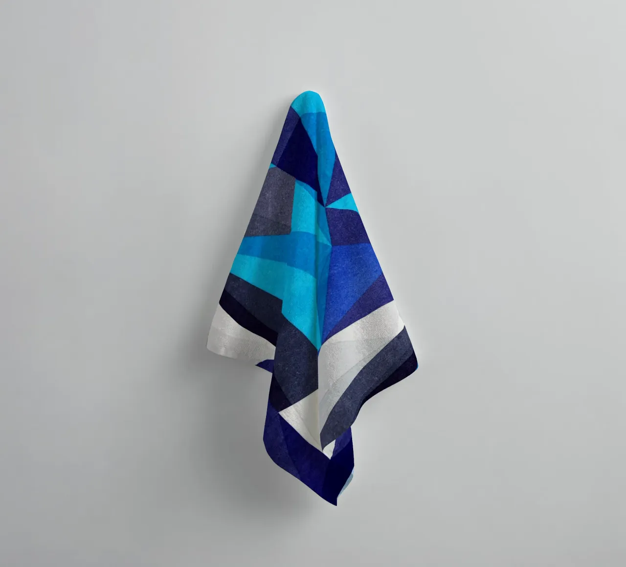 Il blu asciugamano da bagno da lovely lines