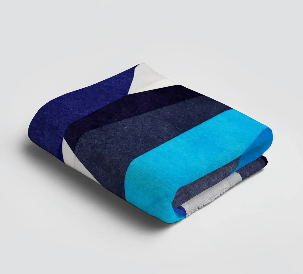 Il blu asciugamano da bagno da lovely lines