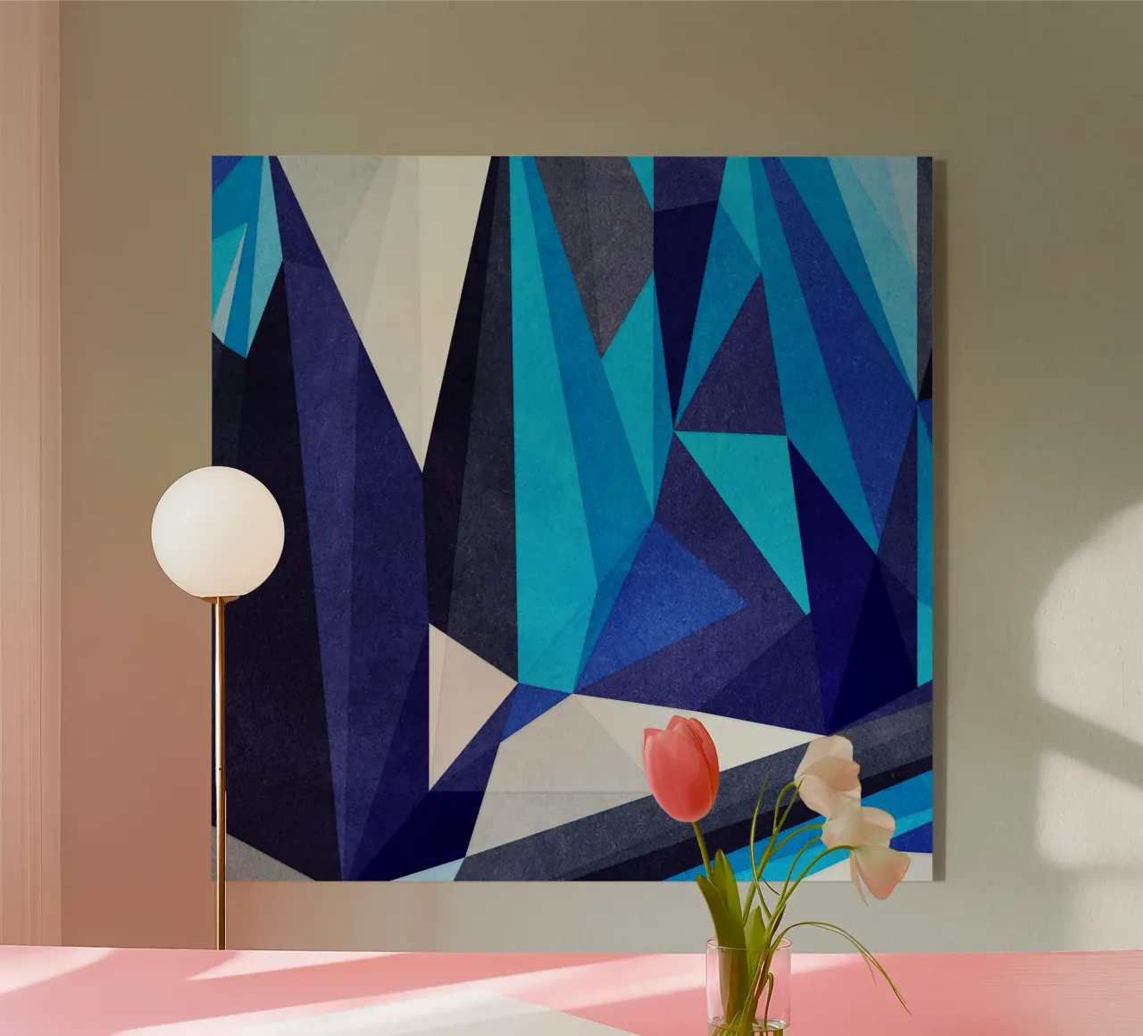 Il blu plexiglass da Abstract 888