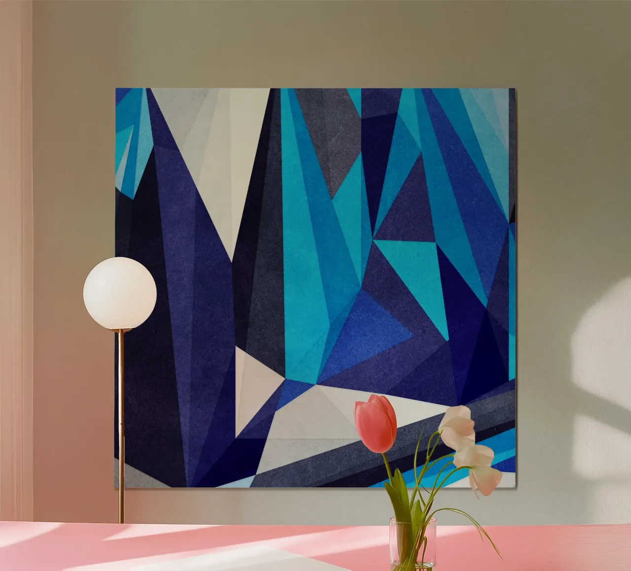 Il blu poster da Abstract 888