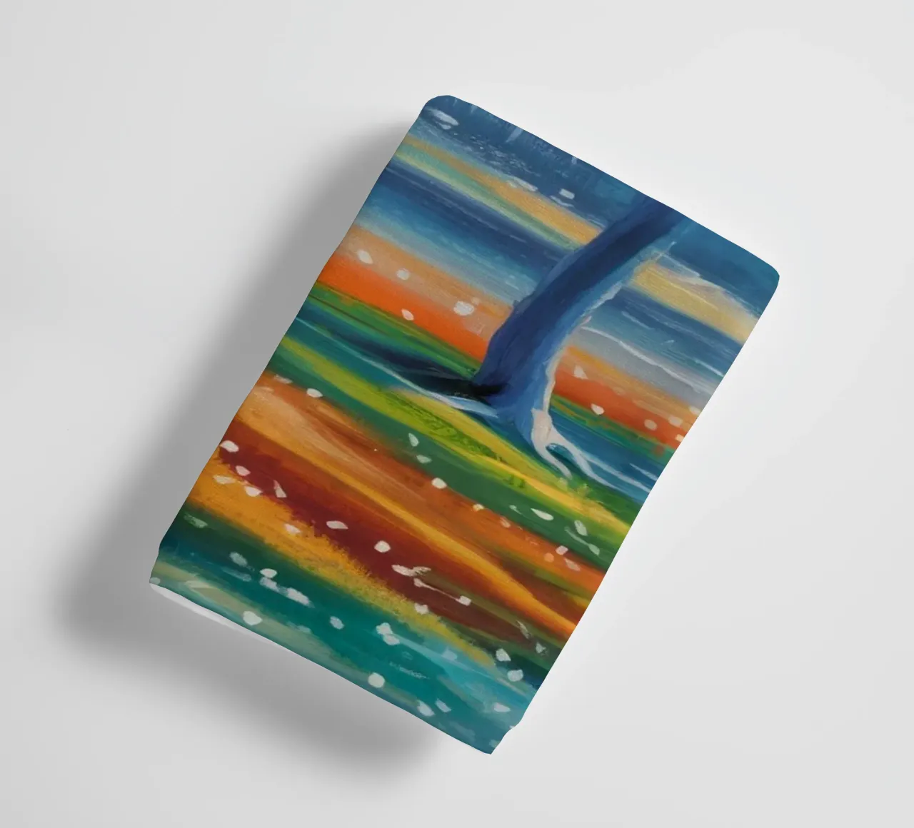 Sunset Rhythm Trees towel by Solestice Strokes