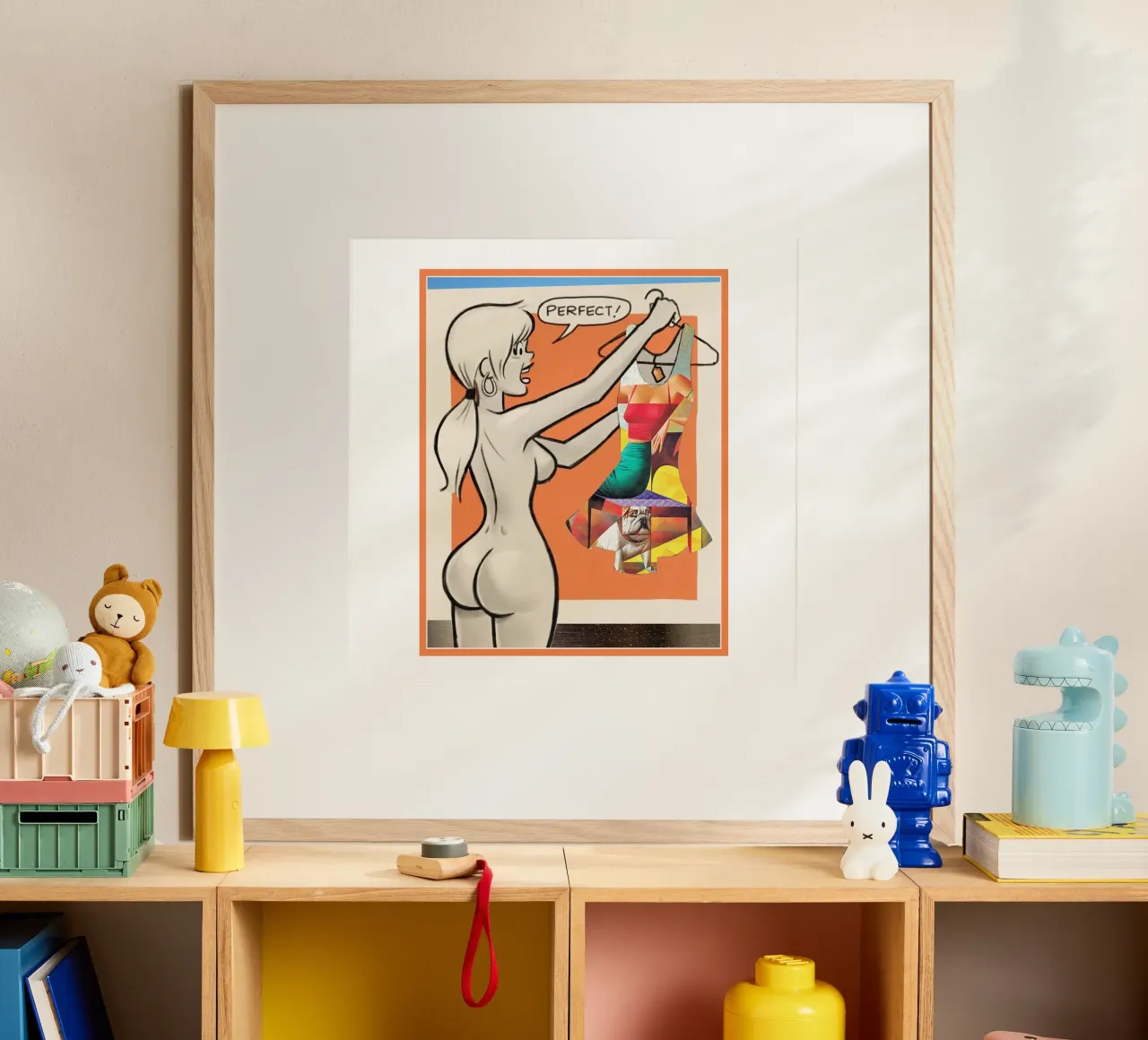 Perfect! poster con telaio in alluminio da fortrart