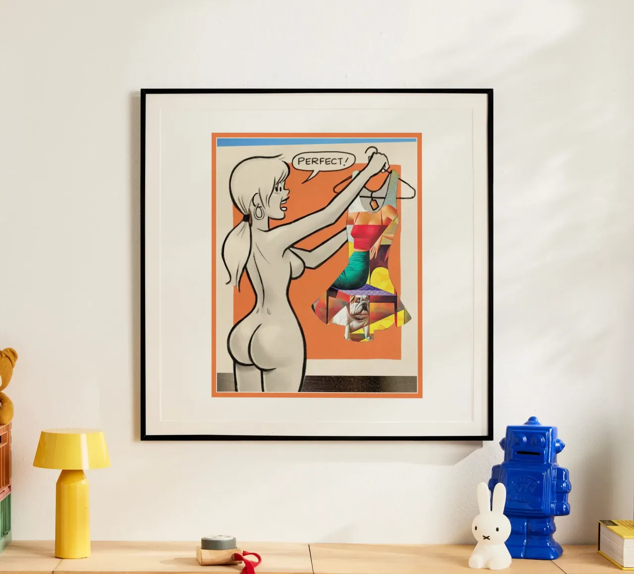 Perfect! poster con telaio in alluminio da fortrart