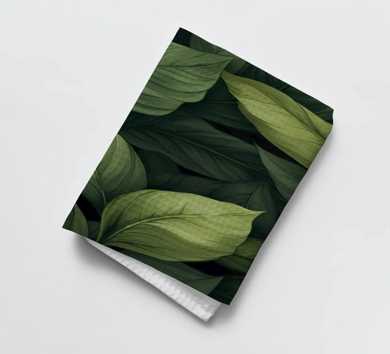 Giardino verde di serenità e calma con foglie rigogliose canovaccio da cucina da Andrea Haase Modern Home