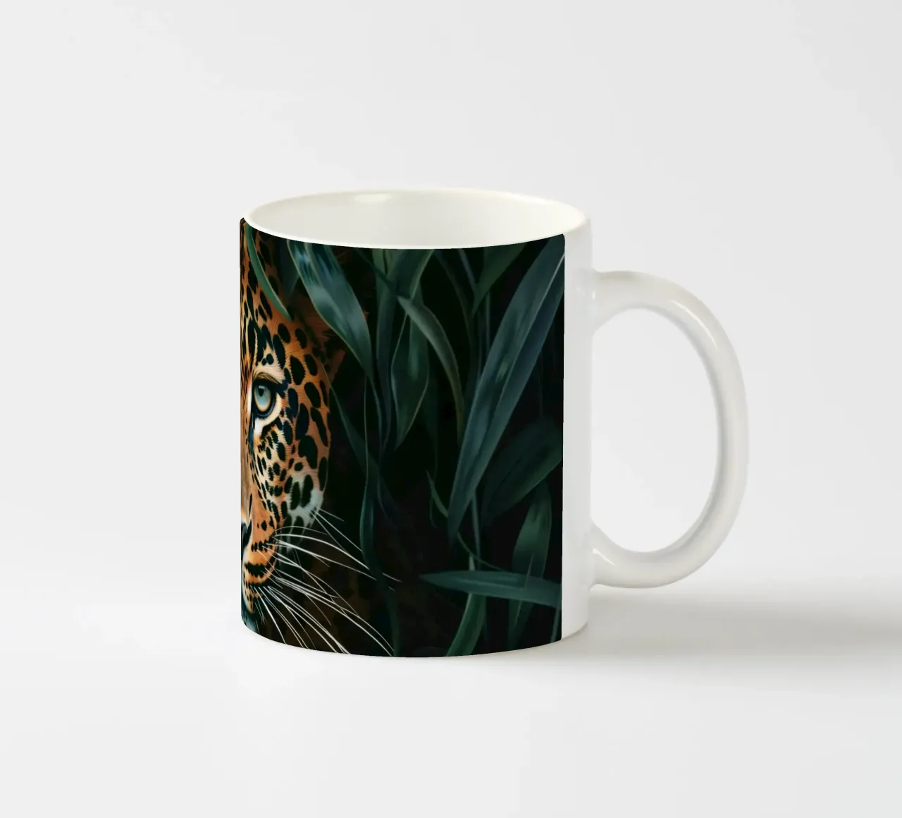 Ghepardo selvaggio sguardo della giungla tazza in ceramica da Andrea Haase Modern Home