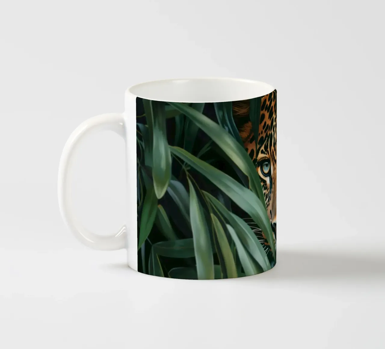 Ghepardo selvaggio sguardo della giungla tazza in ceramica da Andrea Haase Modern Home