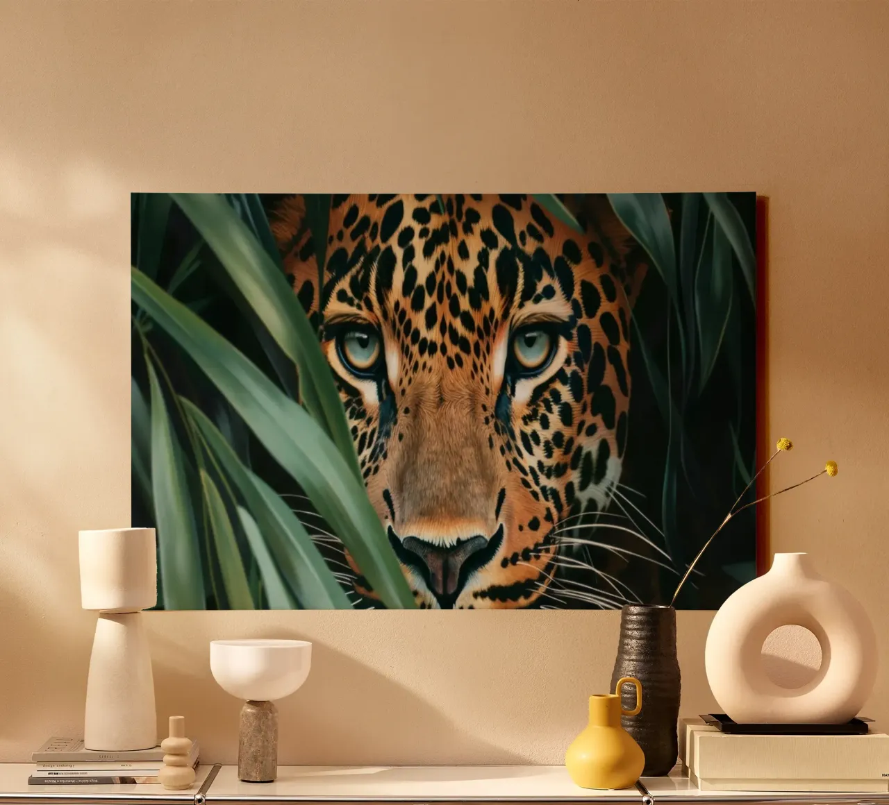 Wild Cheetah Jungle Gaze canvas by Andrea Haase Modern Home