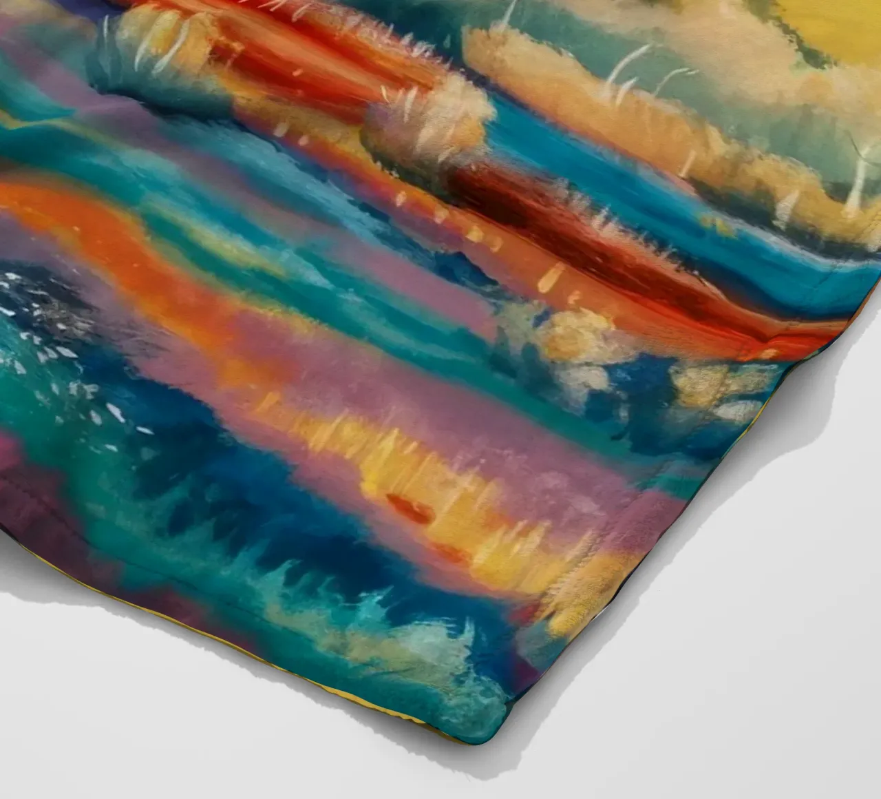 Campi di sinfonia di colori coperta in pile da Solestice Strokes