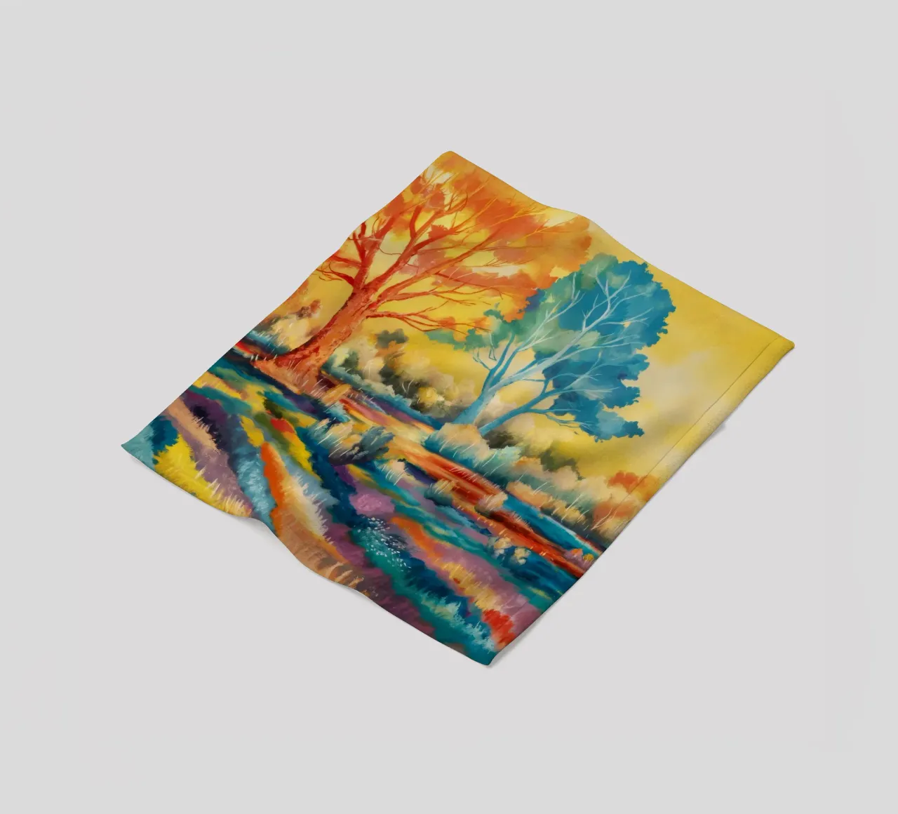 Campi di sinfonia di colori coperta in pile da Solestice Strokes