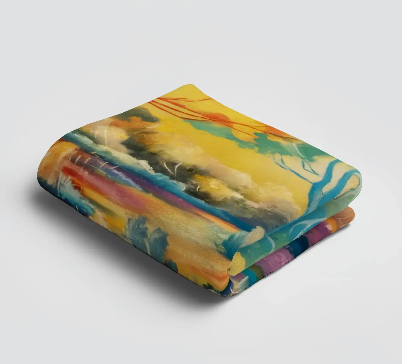 Color Symphony Fields towel by Solestice Strokes