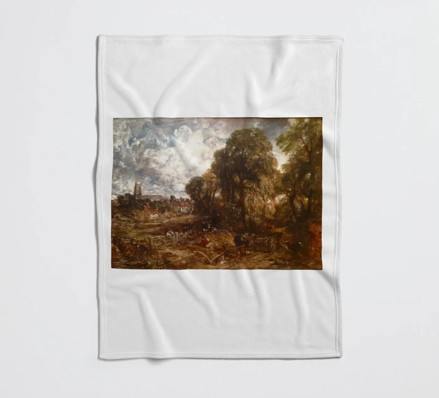 John Constable Kunst Fleecedecke von Brooke