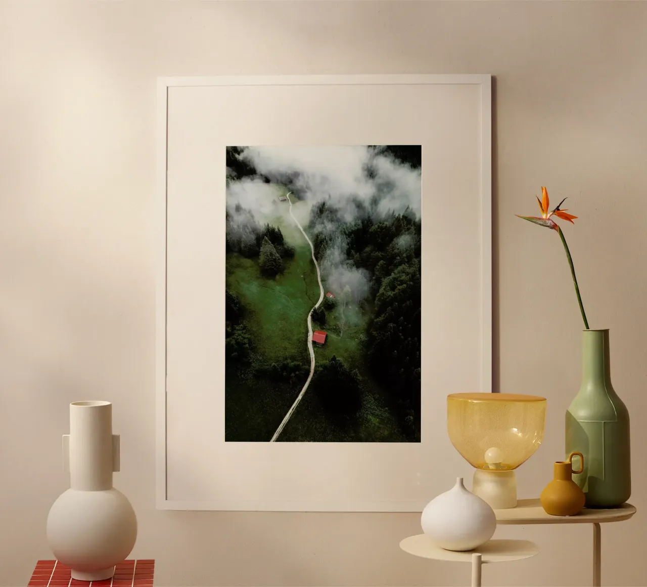 Past Pastures poster con telaio in plastica da METROPOLIS