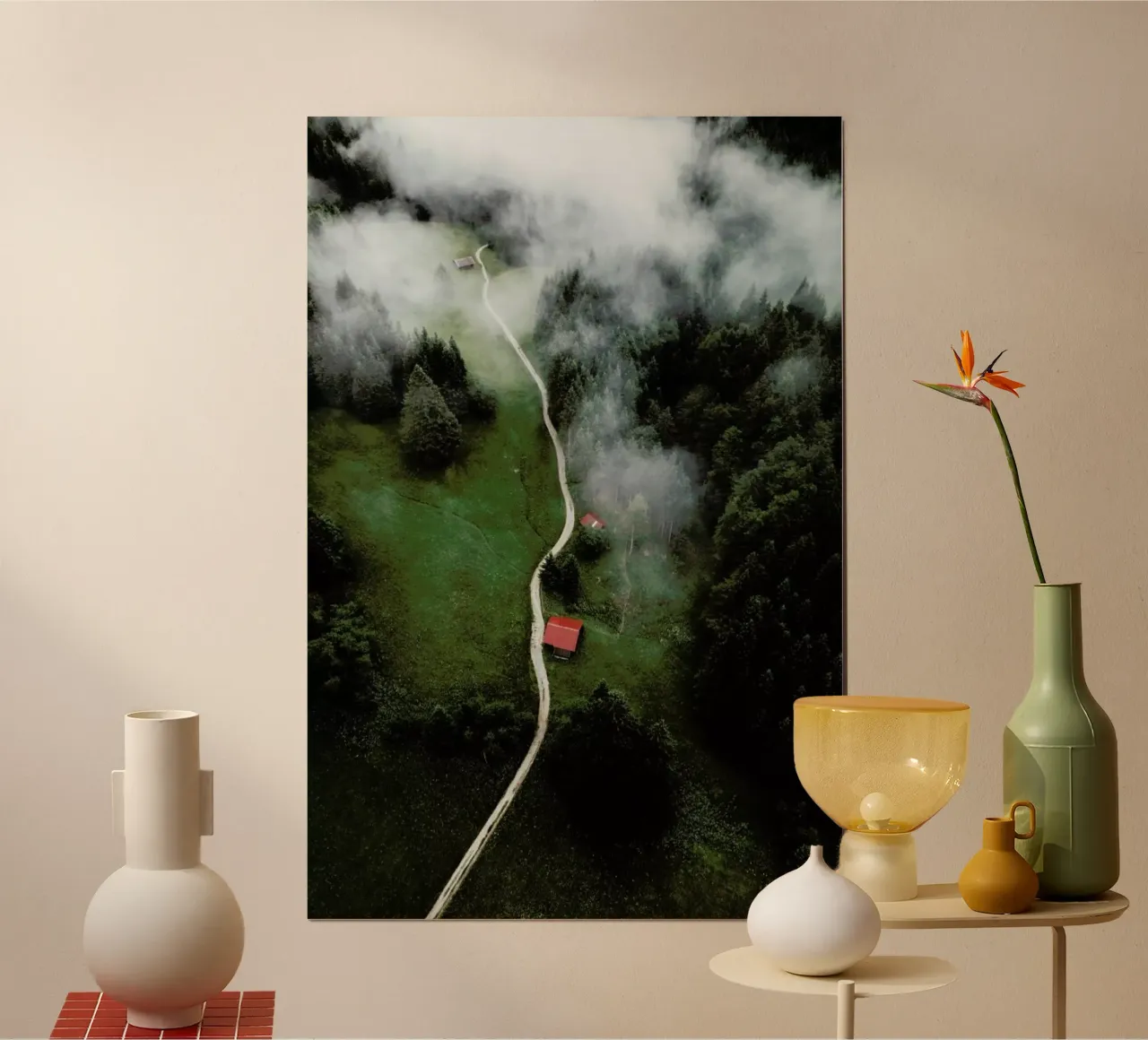 Past Pastures poster con telaio in plastica da METROPOLIS