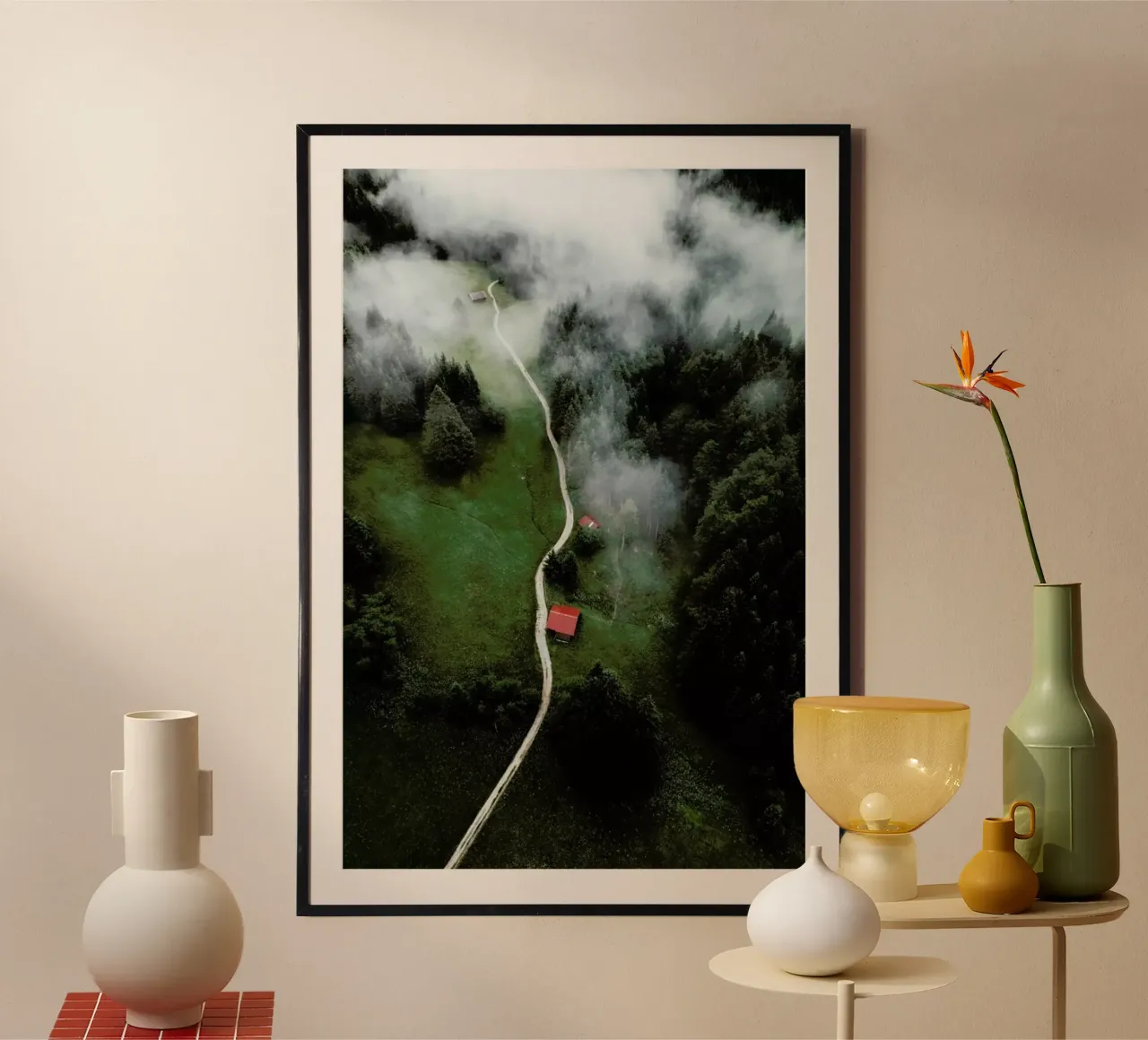 Past Pastures poster con telaio in plastica da METROPOLIS