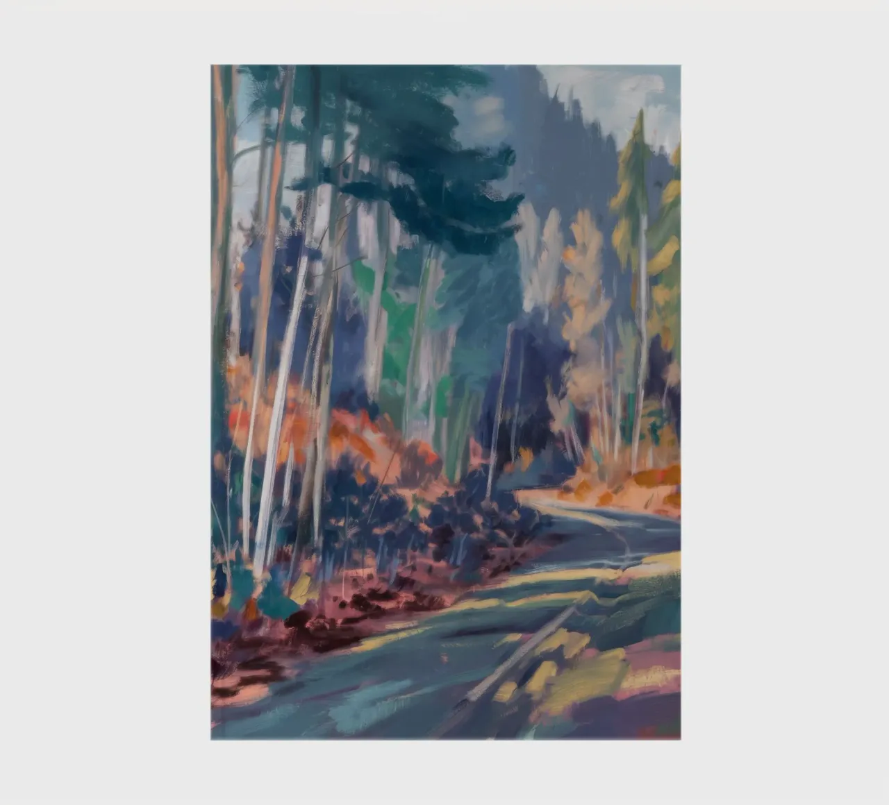 Path Beyond Pines notebook by Solestice Strokes
