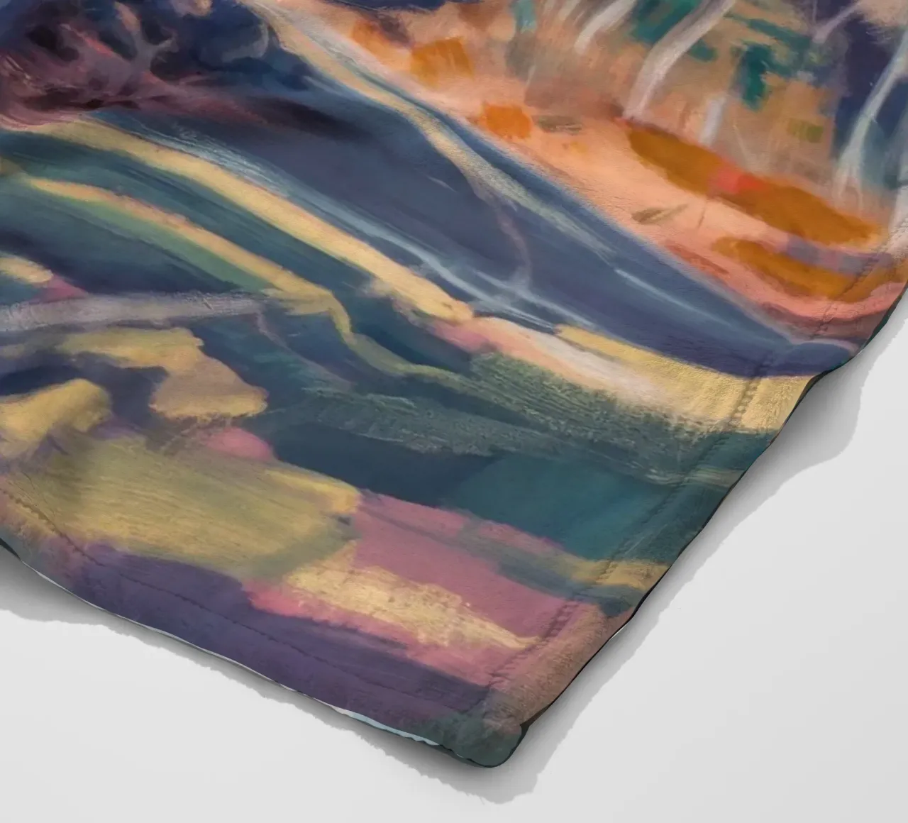Sentiero oltre i pini coperta in pile da Solestice Strokes